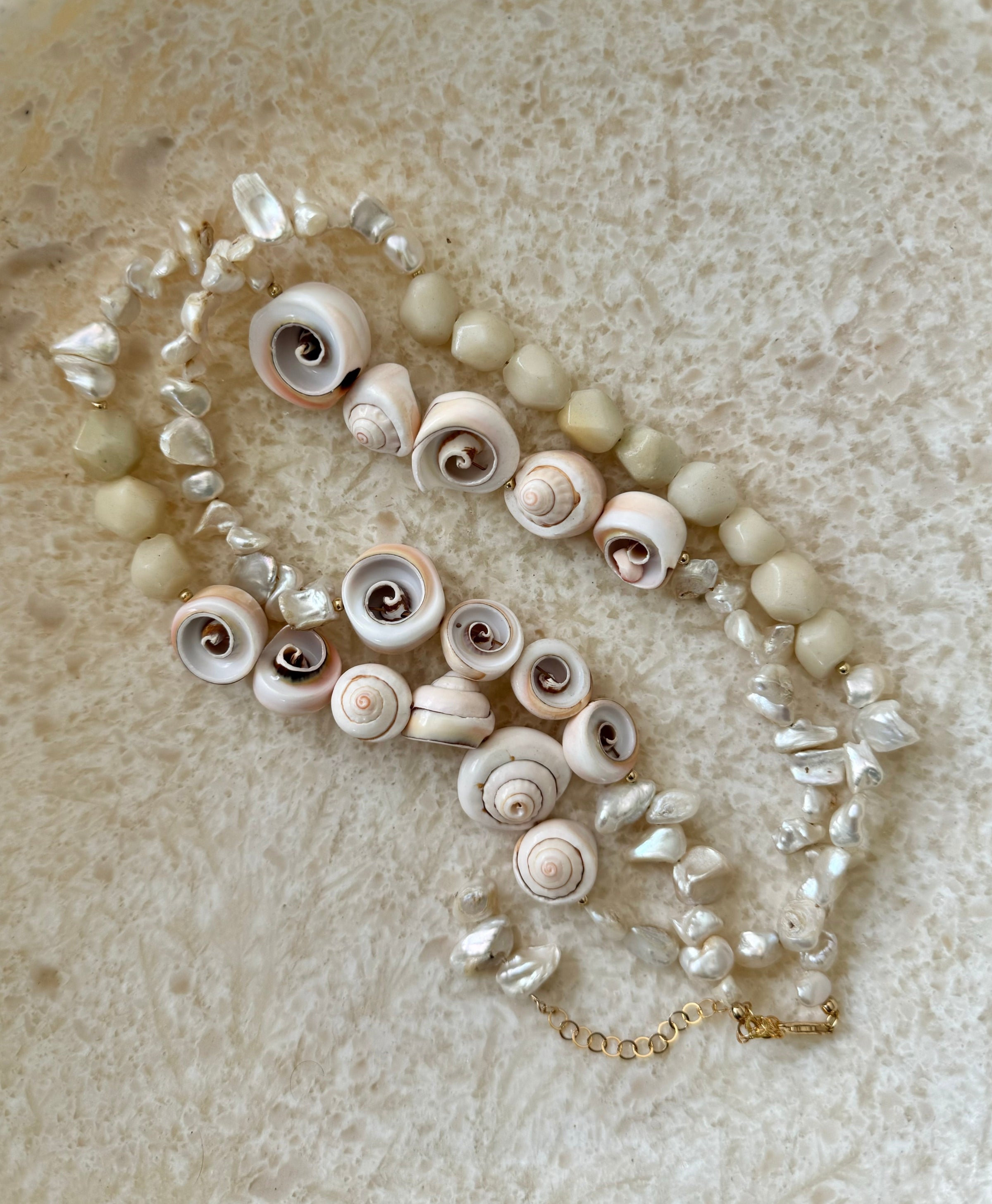Angerona Pearl Shell Belly Chain