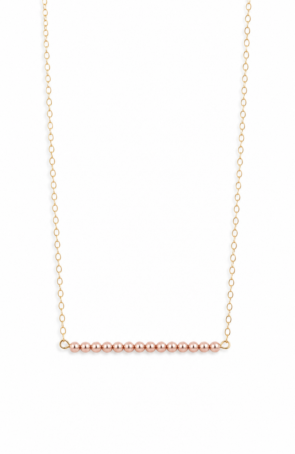 NEW NEW - Mia Rose Gold Bar Necklace
