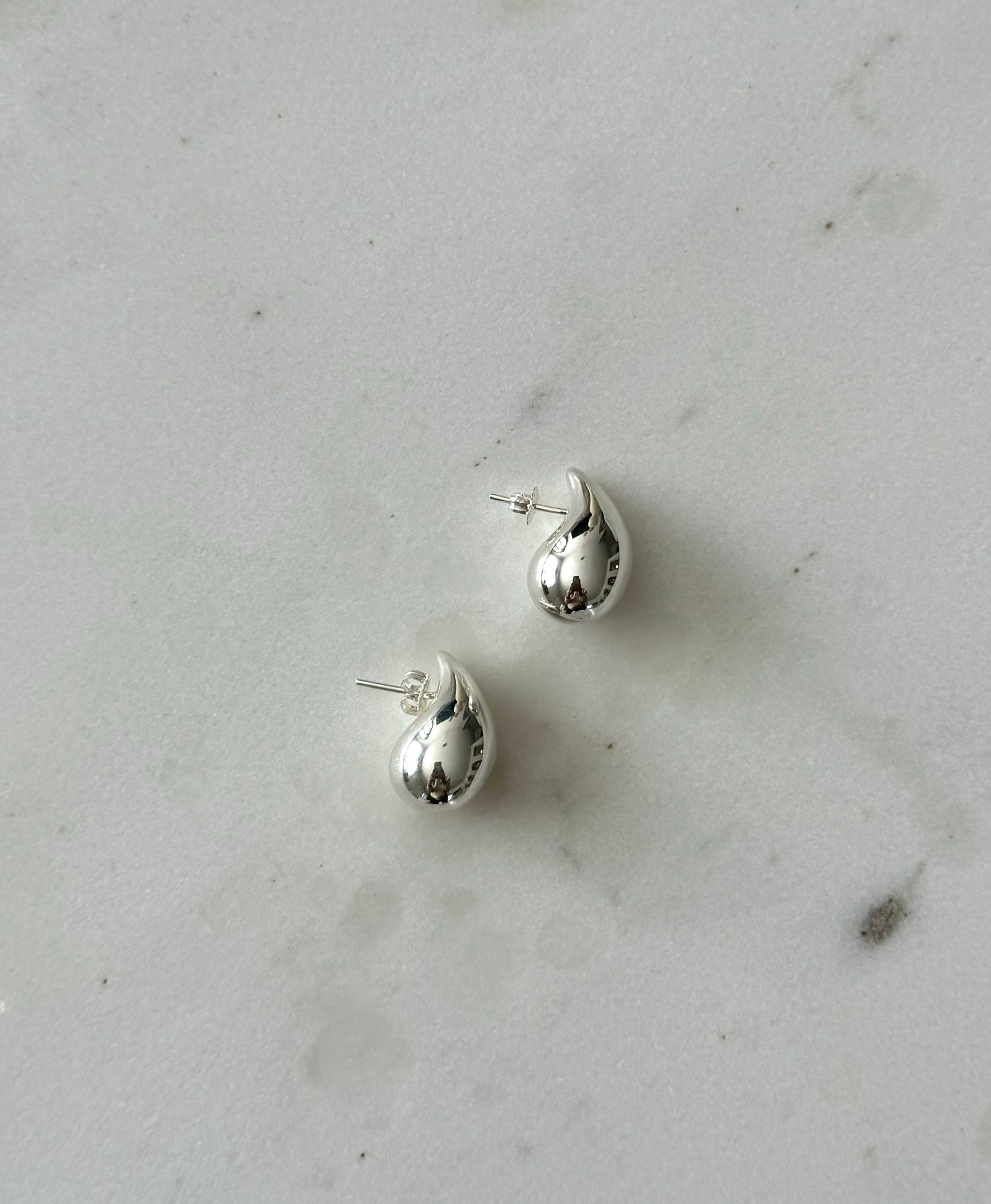 Gotika Sterling Silver Droplet Earrings