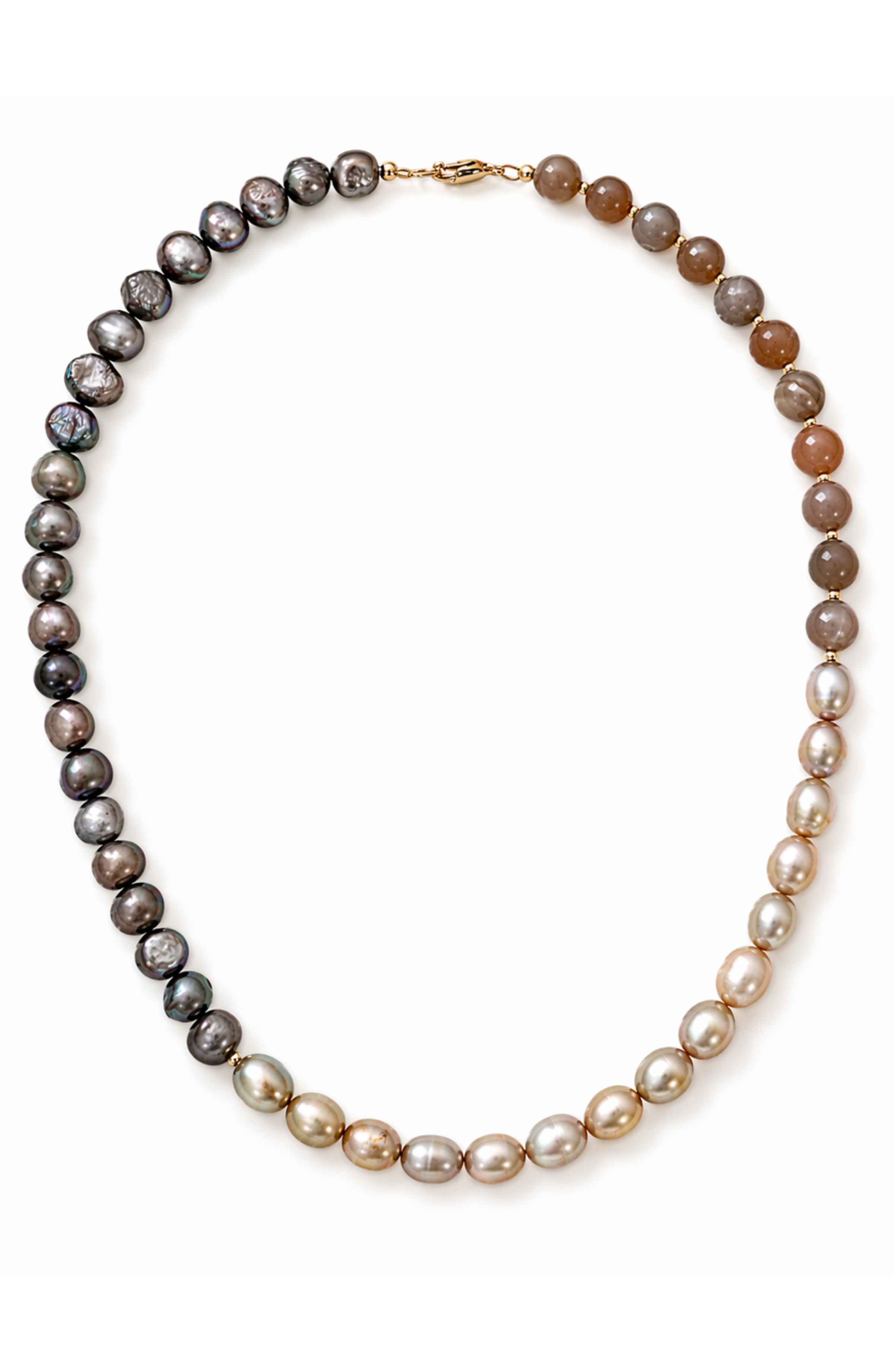Ludi Medi Pearl Moonstone Necklace