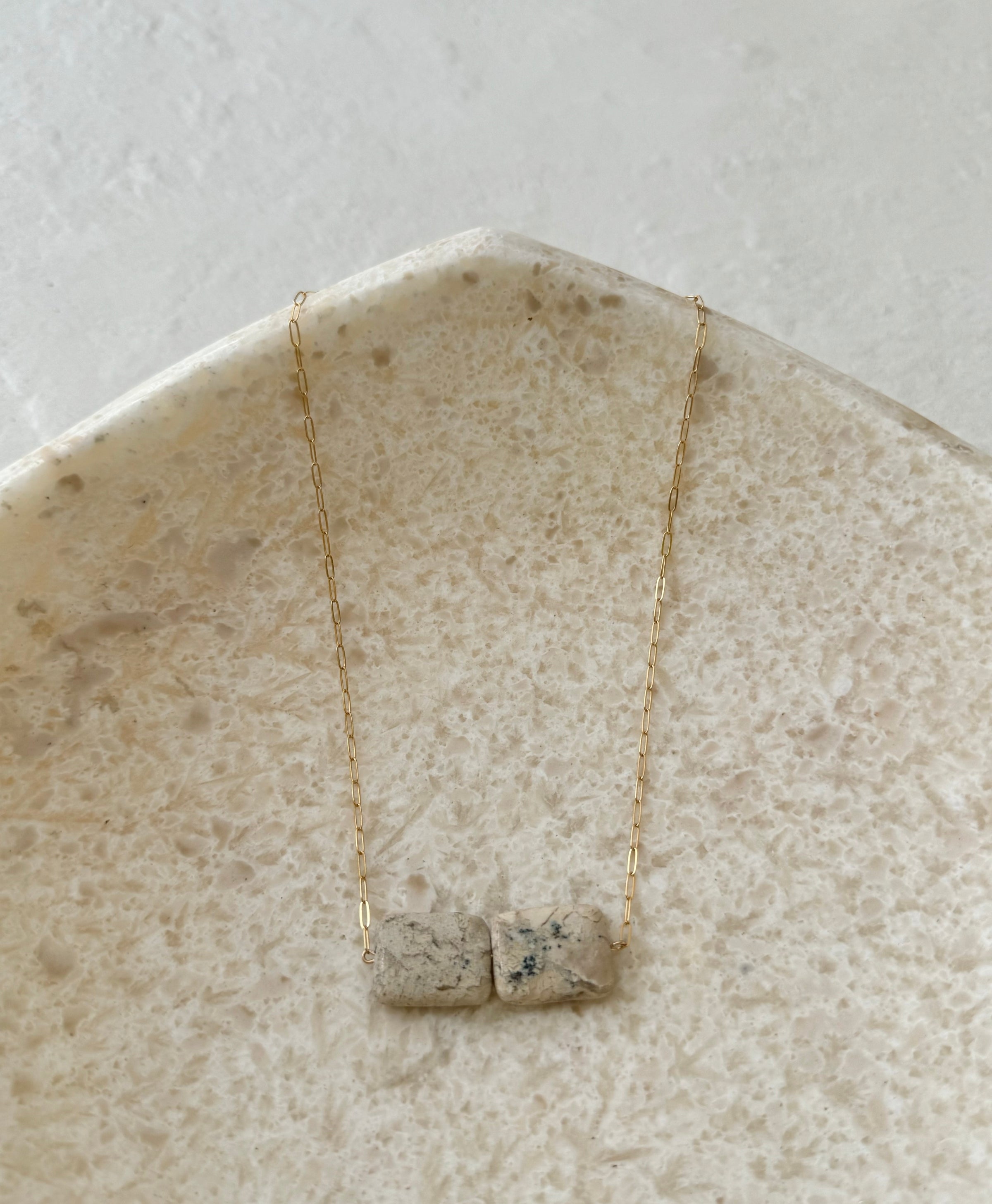 Godeissa Opal Bar Necklace