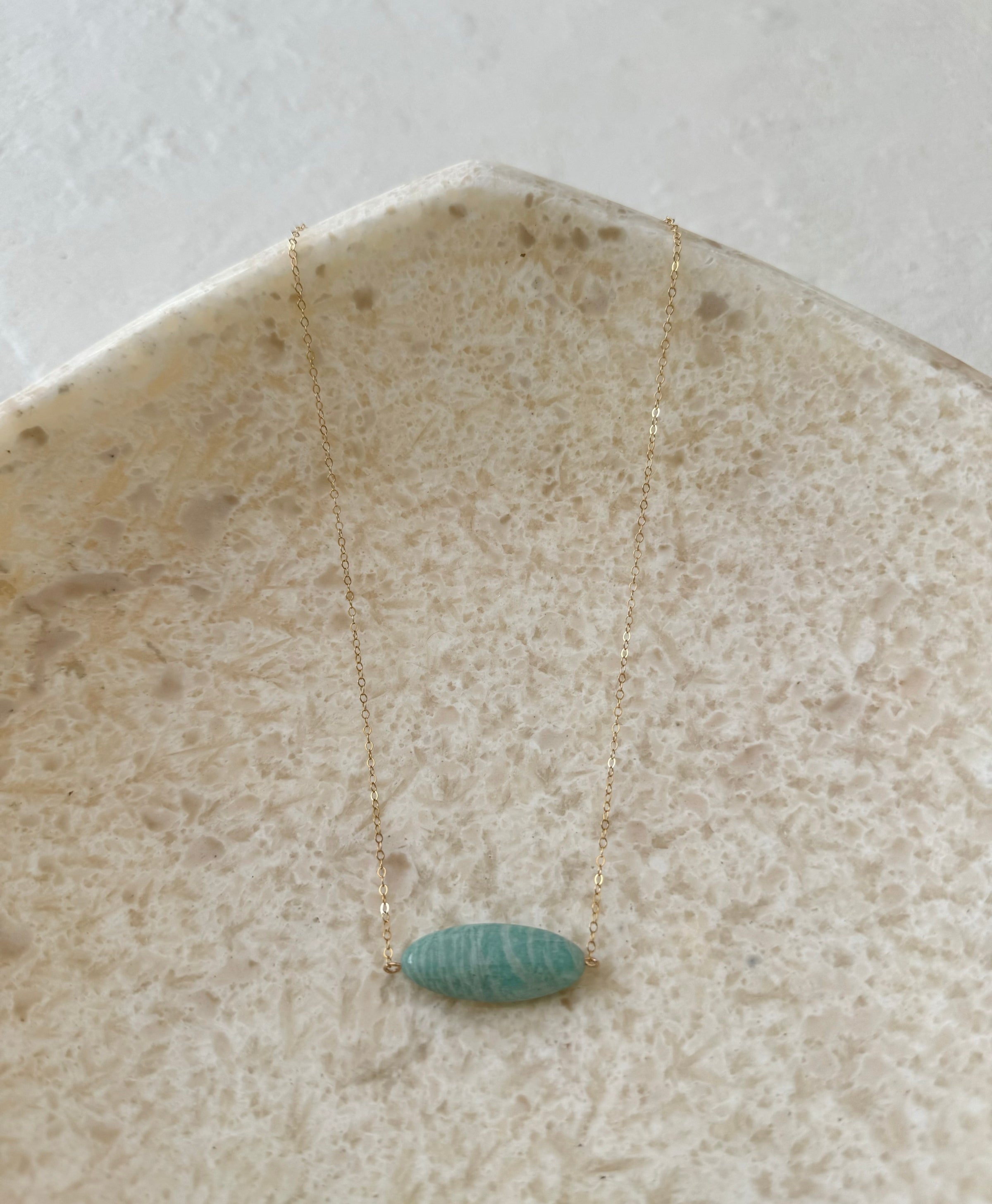 Amazona Amazonite Pendant Necklace