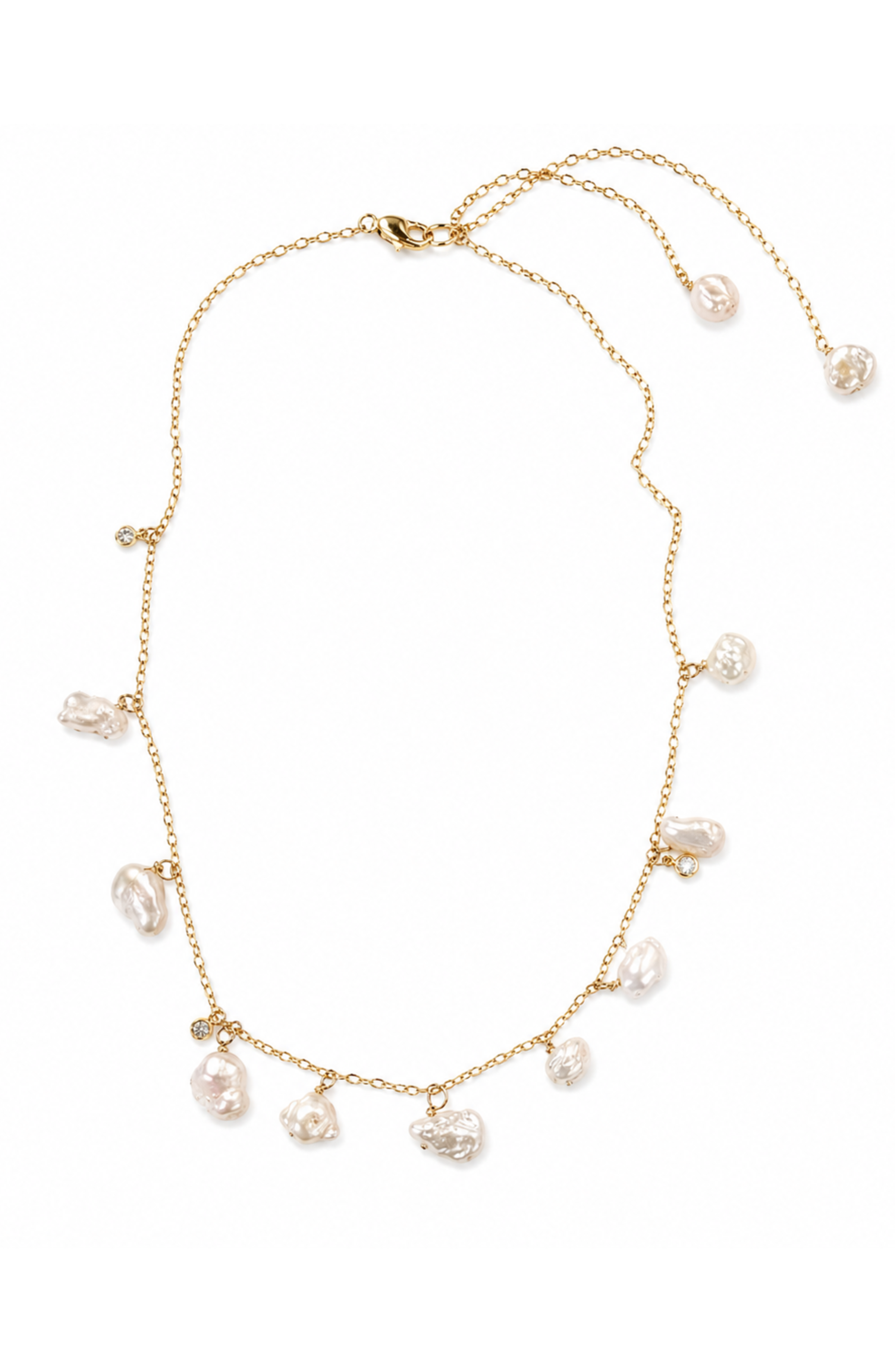 Cetus Pearl Gold Filled Necklace