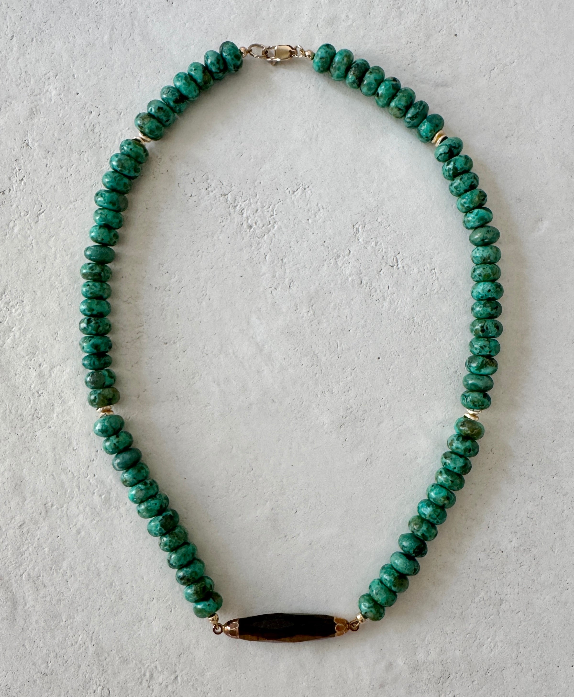 Nela Turquoise Bar Necklace