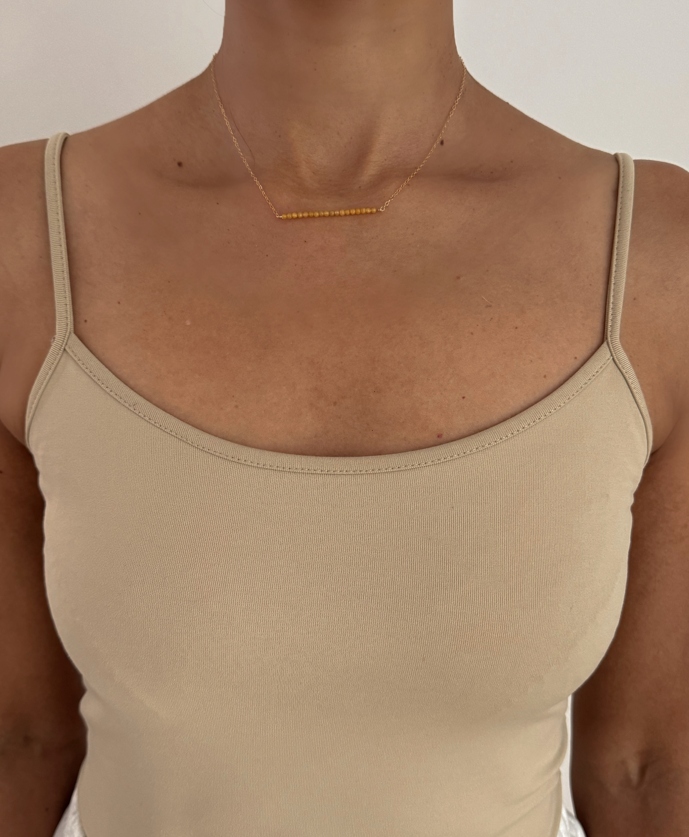 Narji Citrine Bar Necklace