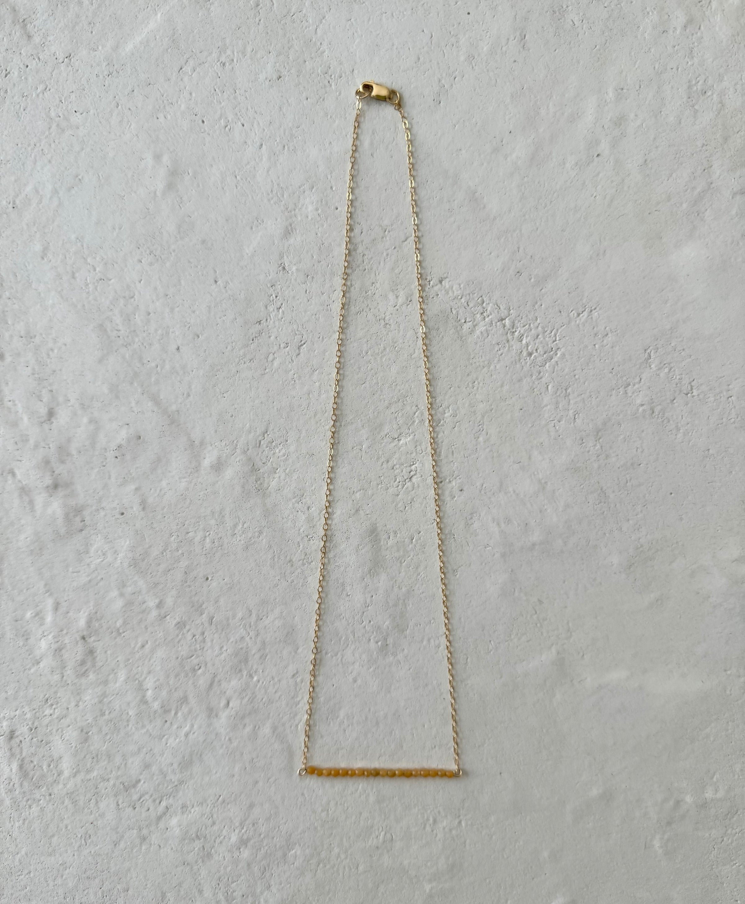 Narji Citrine Bar Necklace