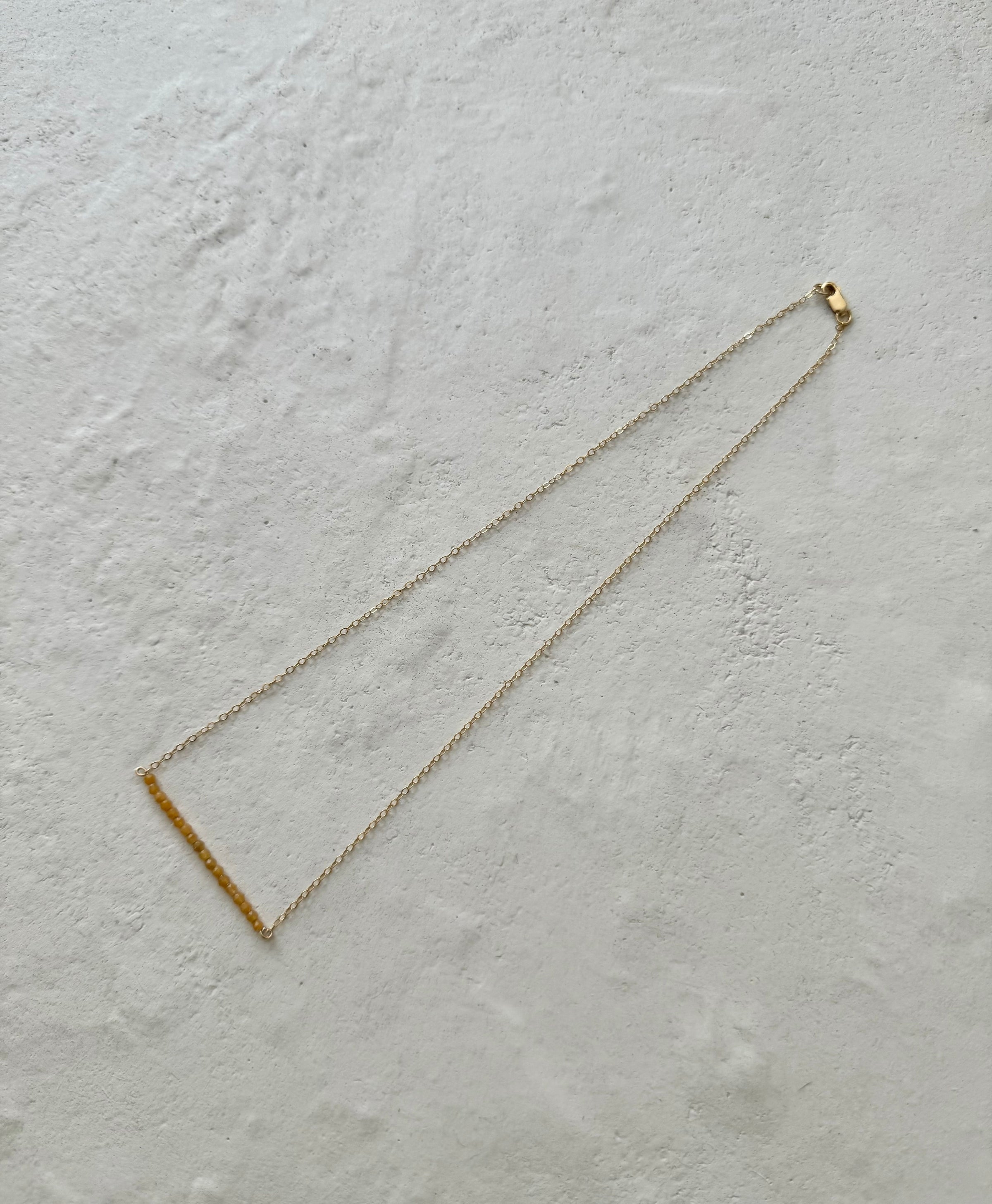 Narji Citrine Bar Necklace