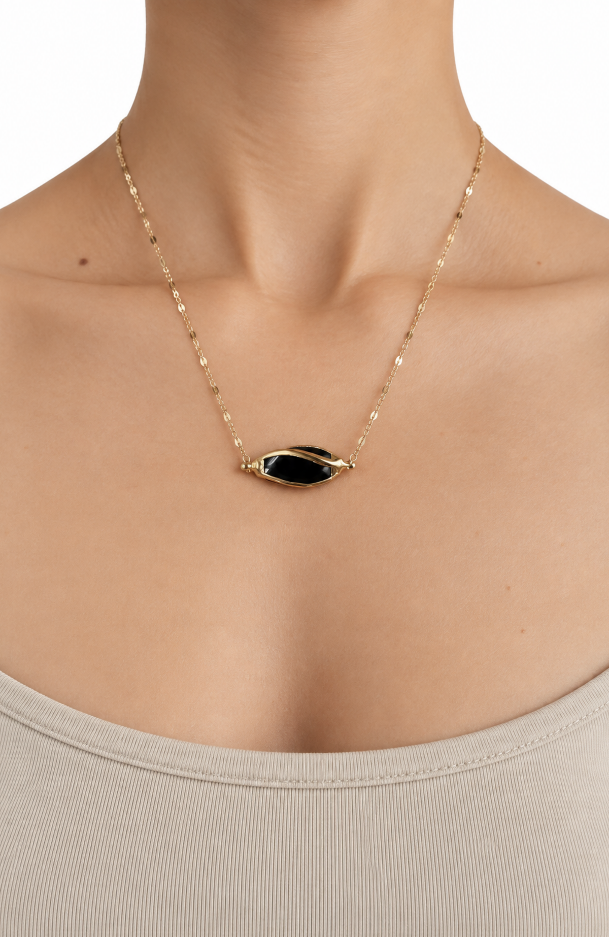 NEW NEW - Azahar Black Onyx Pendant Necklace