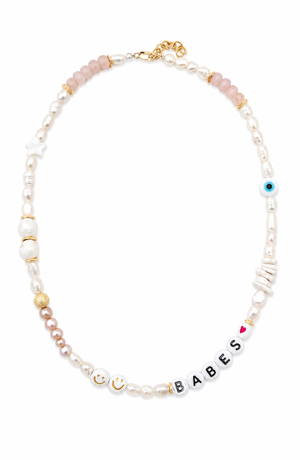 Babes Pearl Personalized Necklace