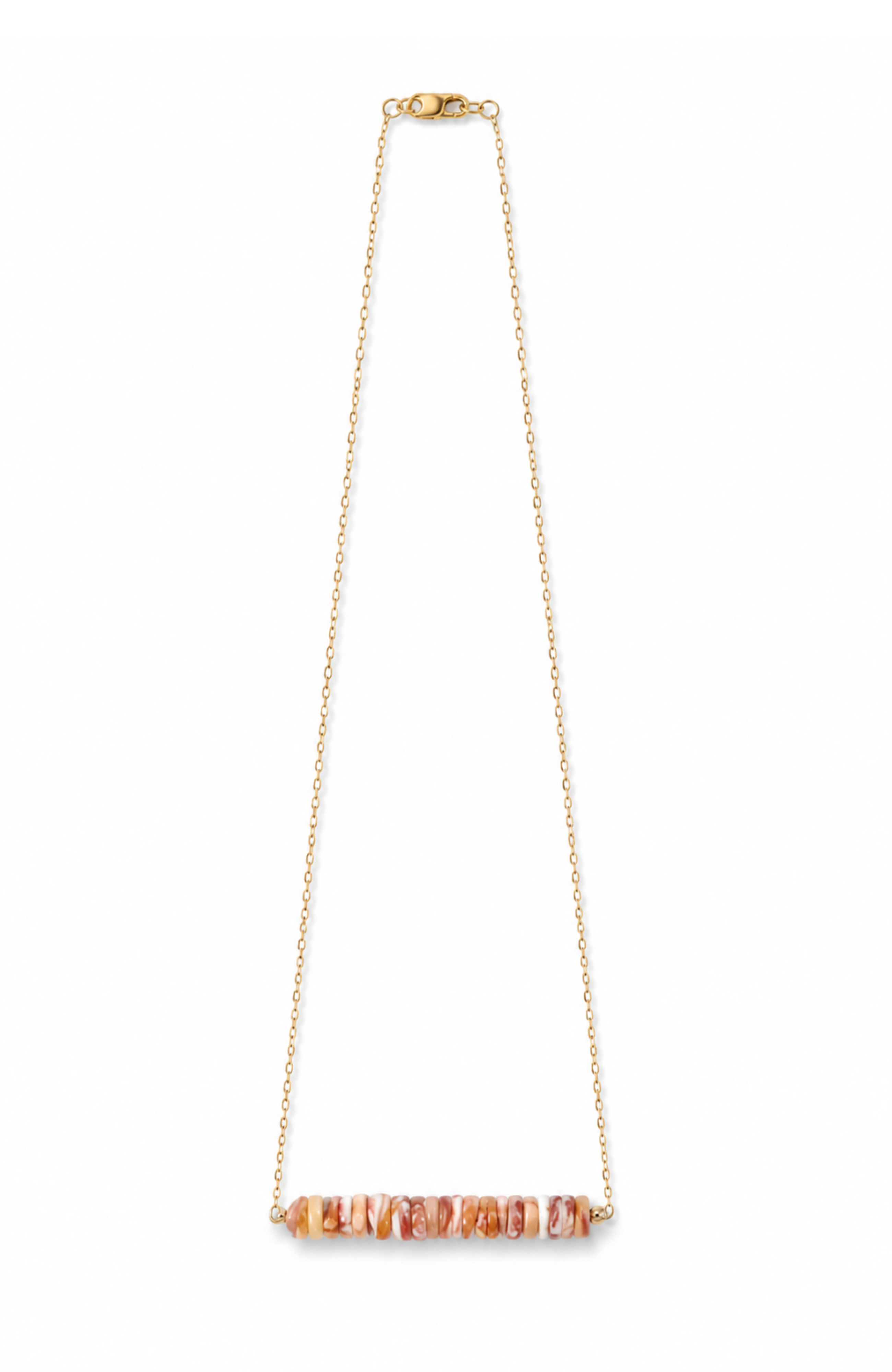 Espina Strength Bar Spiny Oyster Necklace