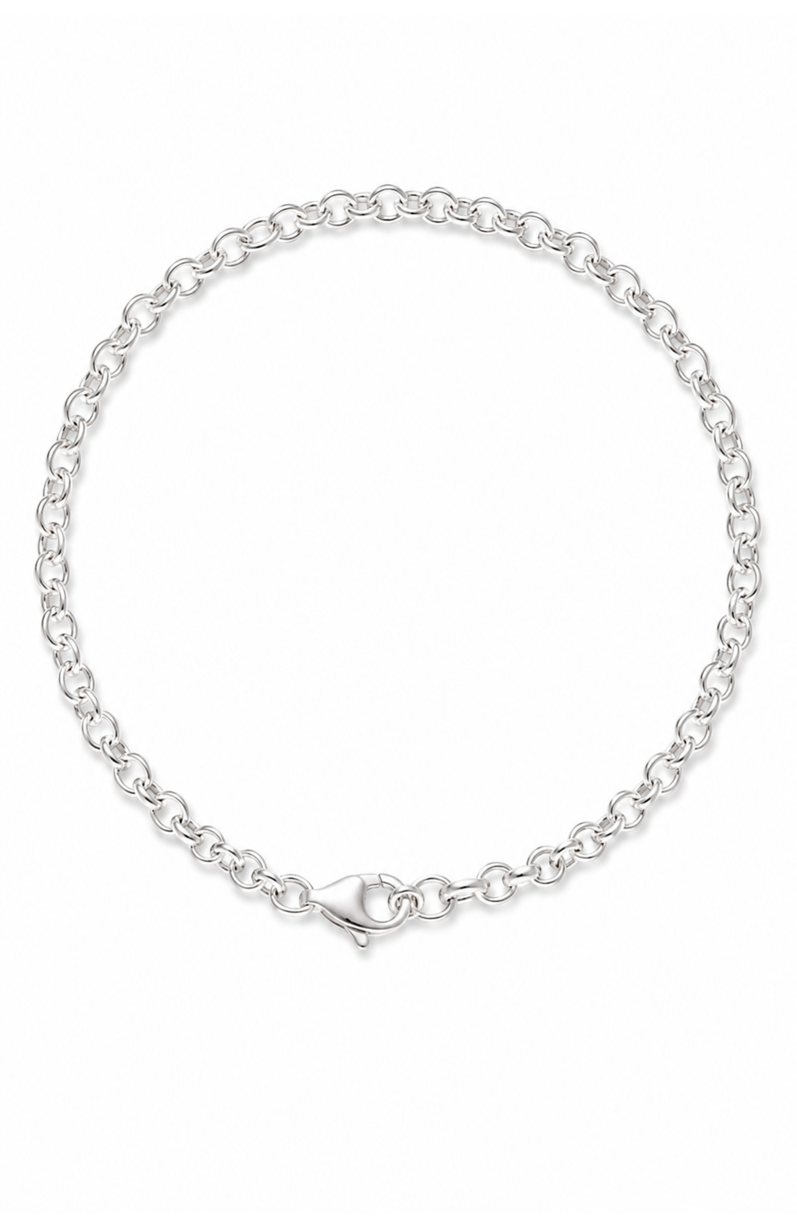 Drazi Sterling Silver Link Cable Bracelet