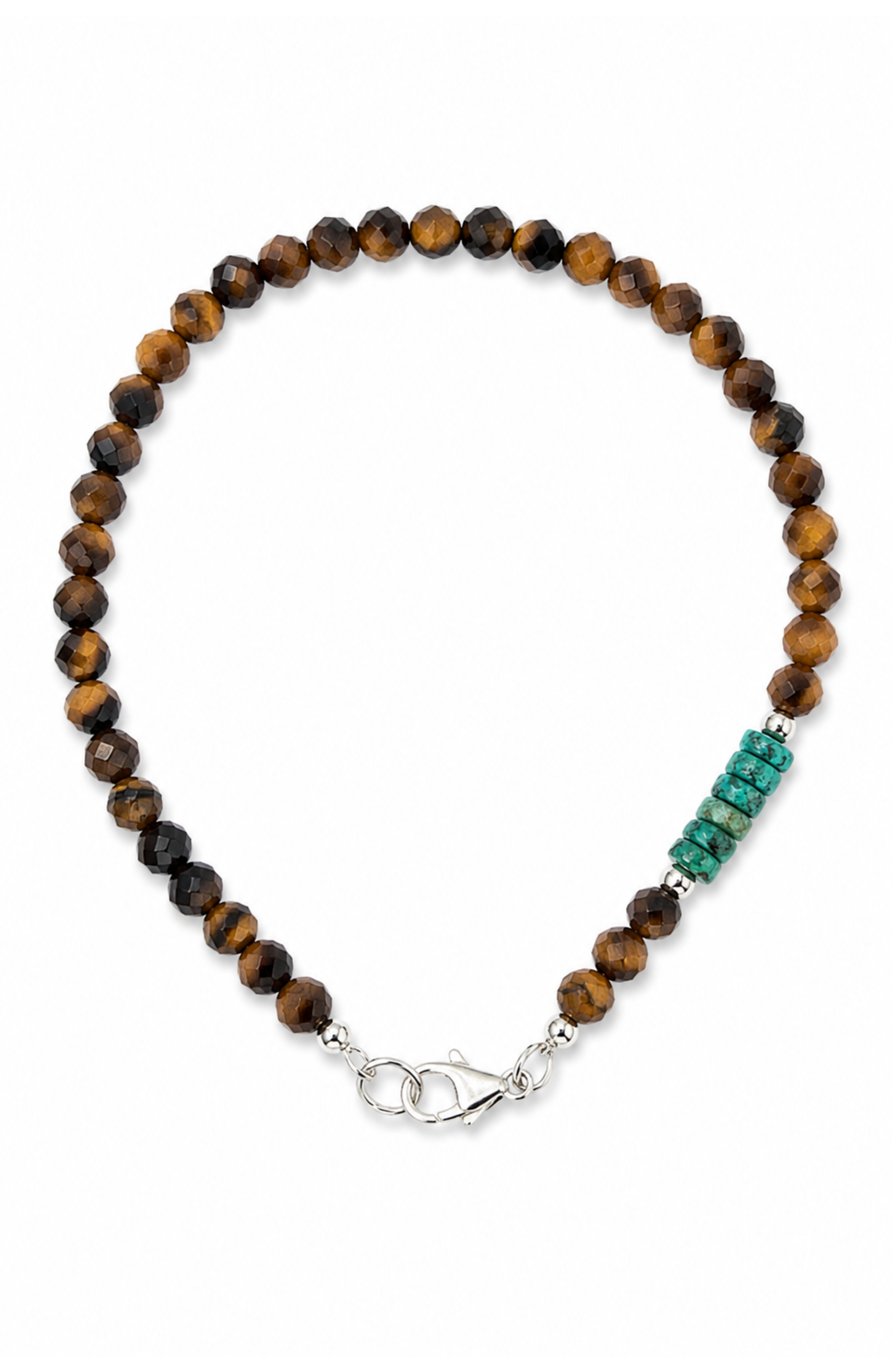 Kumbala Tiger Eye Turquoise Bracelet