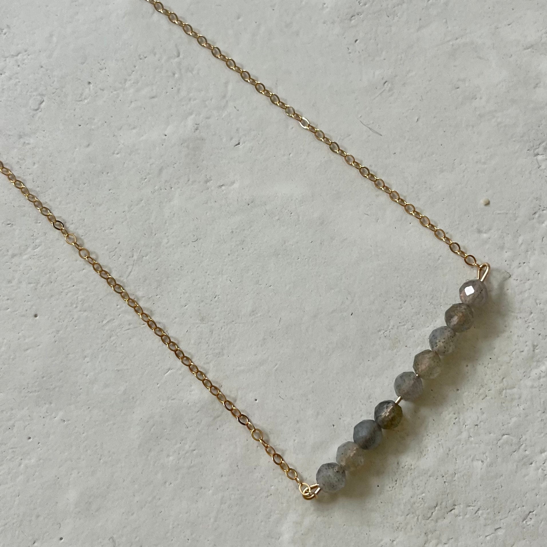 Dorite Change Bar Necklace