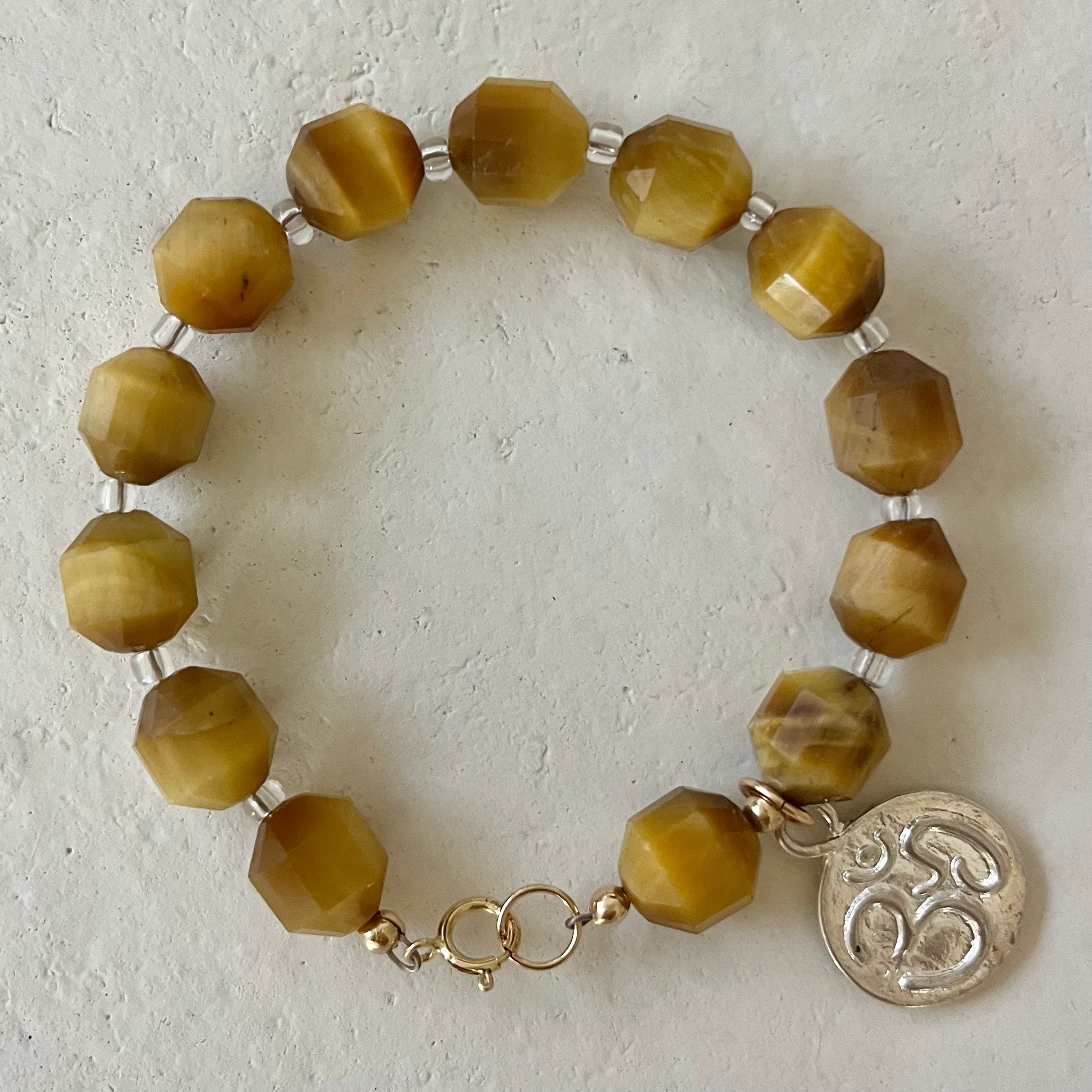 Tigressi Tiger Eye Ohm Charm Bracelet