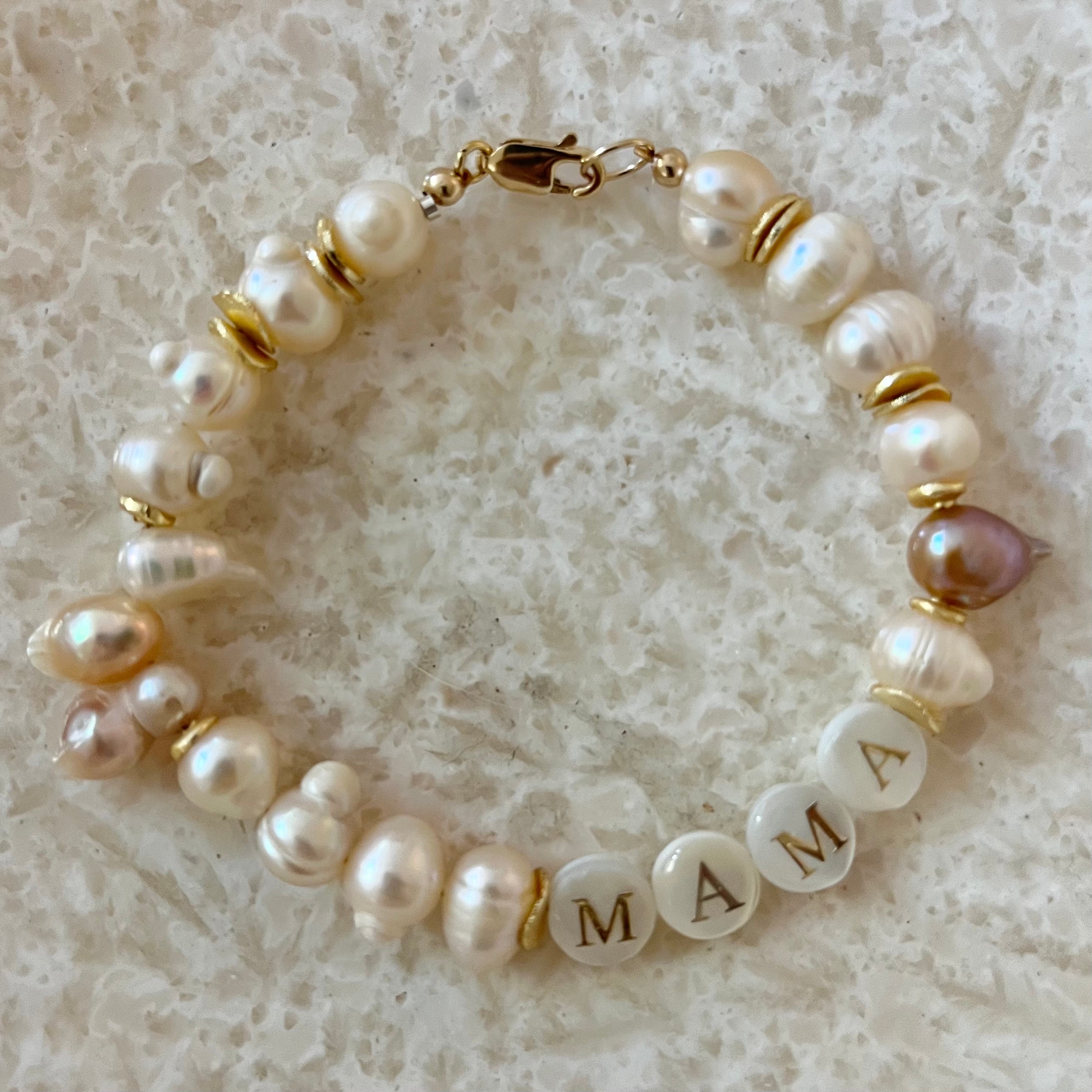 MAMA Pearl Bracelet