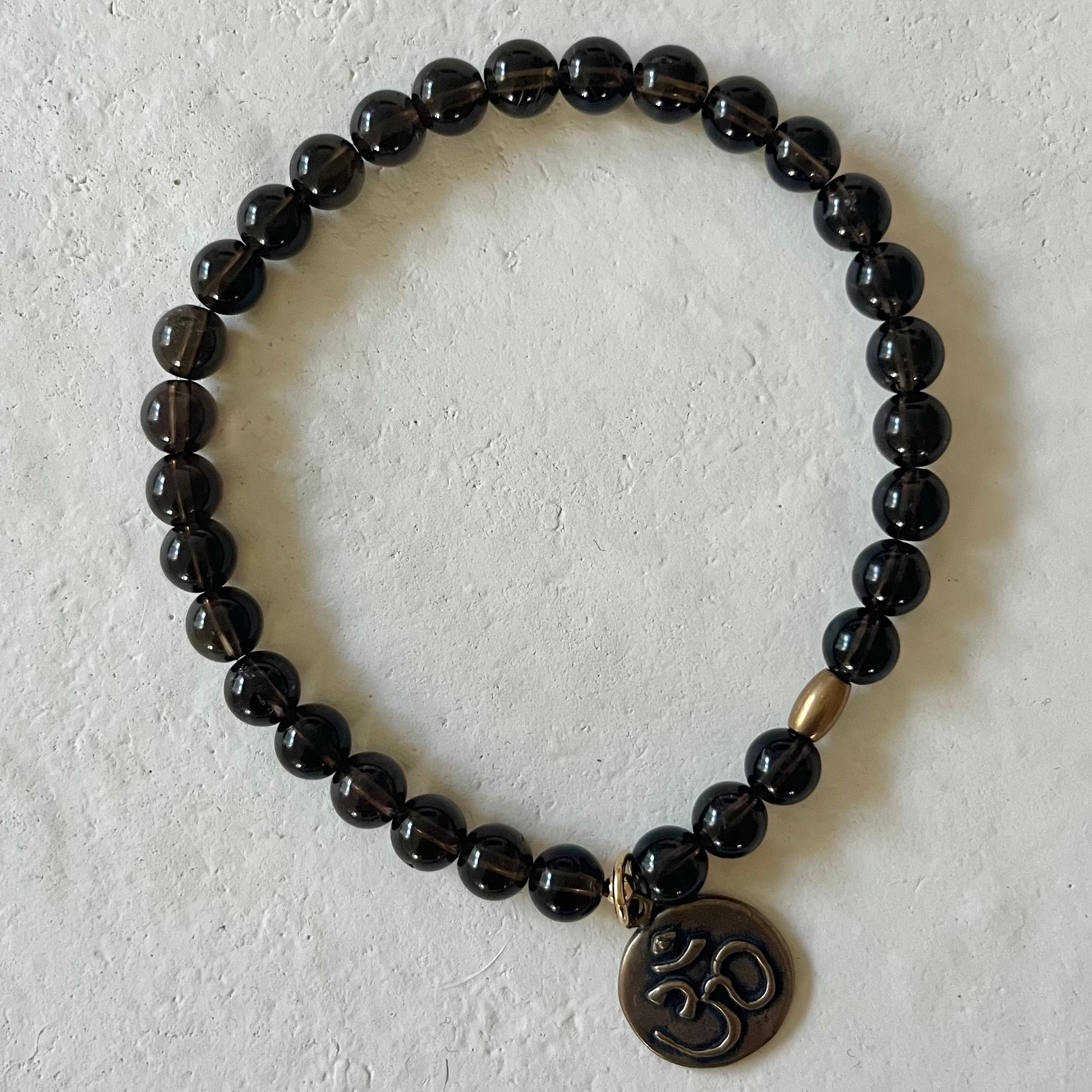 Humo Smokey Quartz Ohm Bracelet