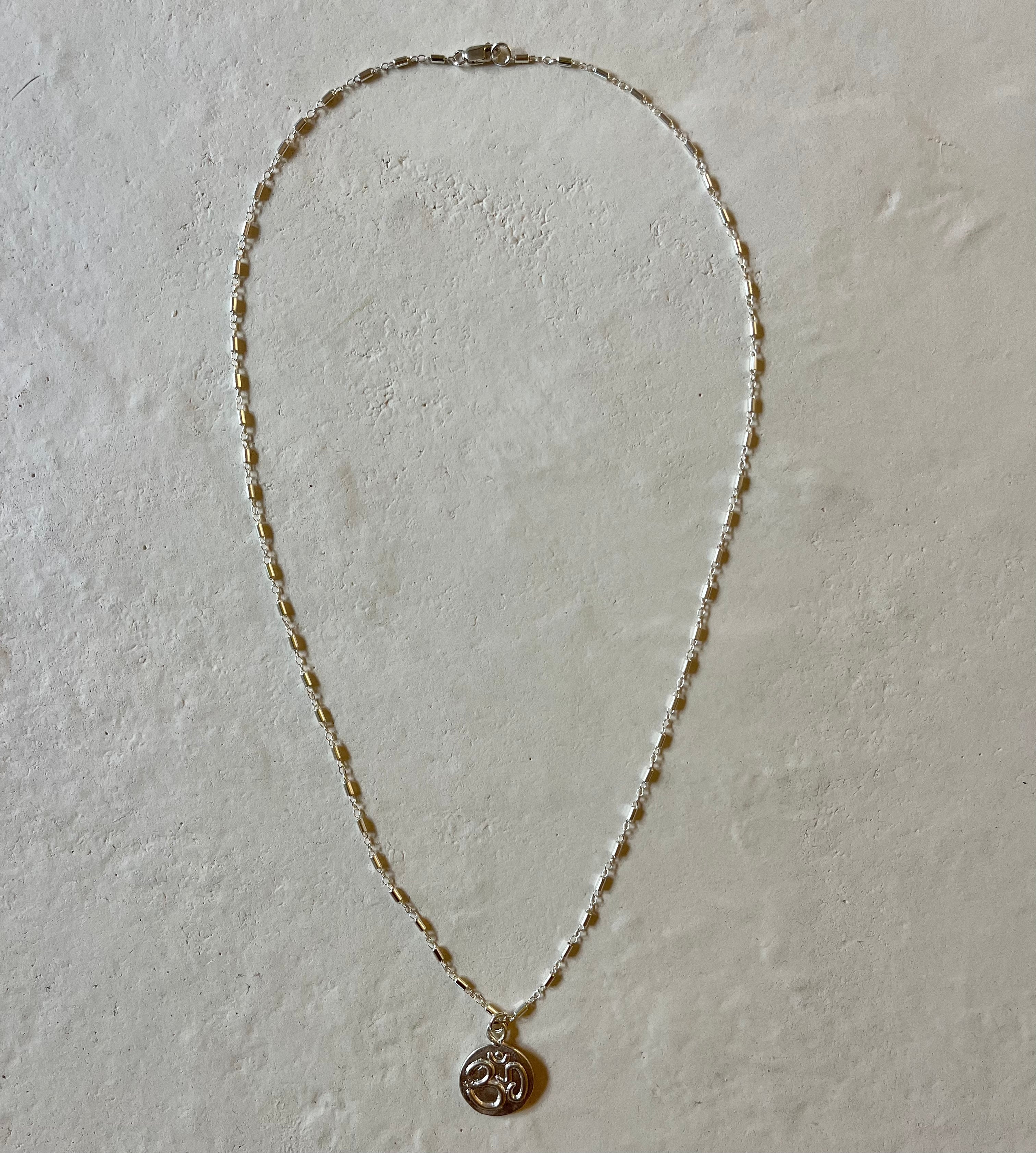 Vibrah Sterling Silver Ohn Necklace