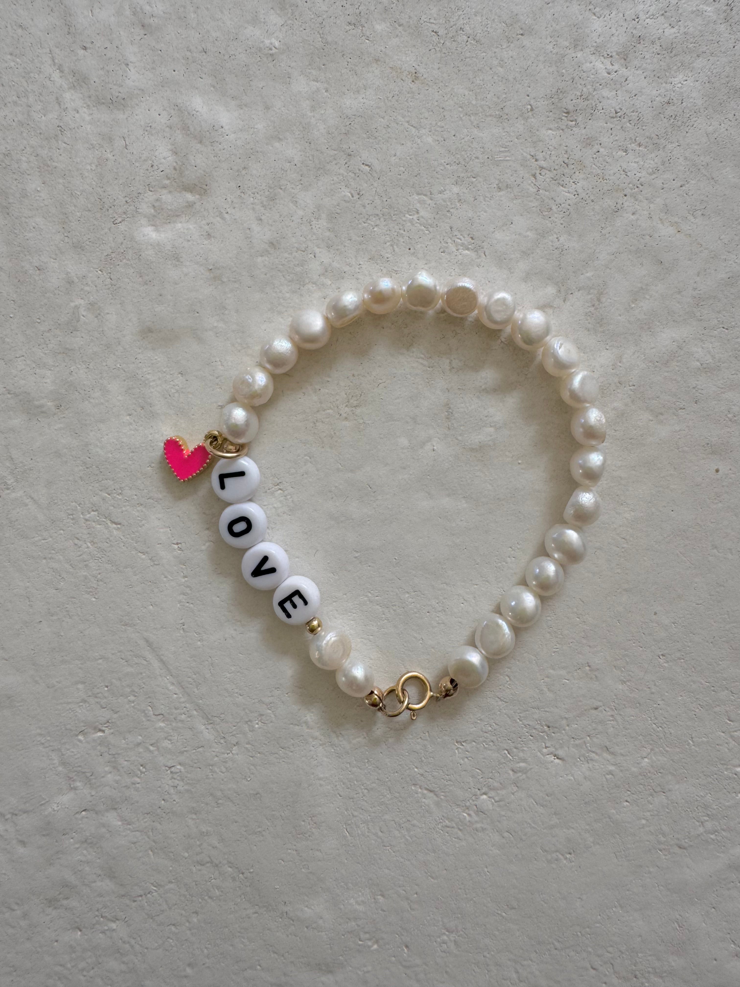 Love Note Pearl Bracelet