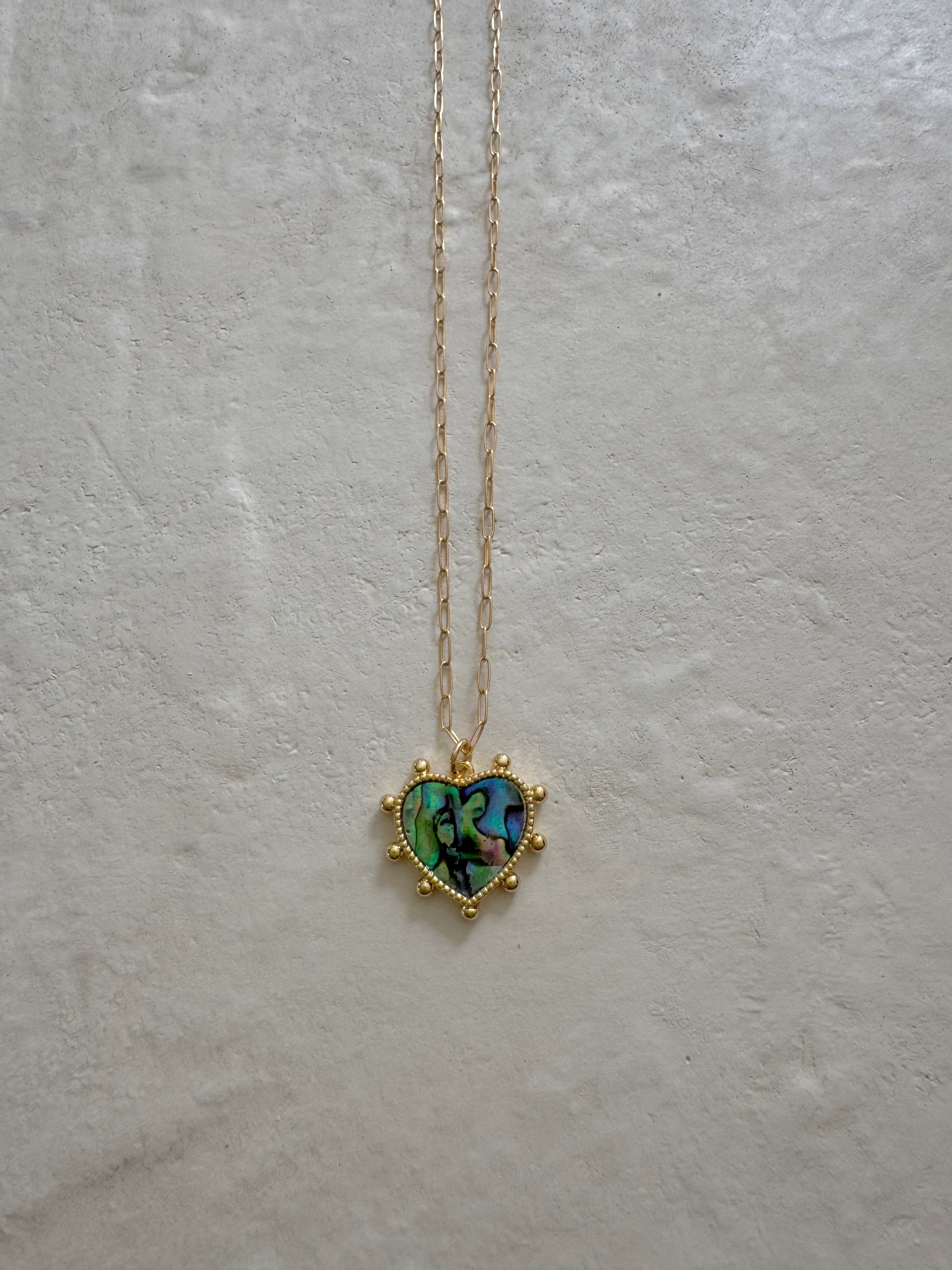 Sea Light Abalone Necklace