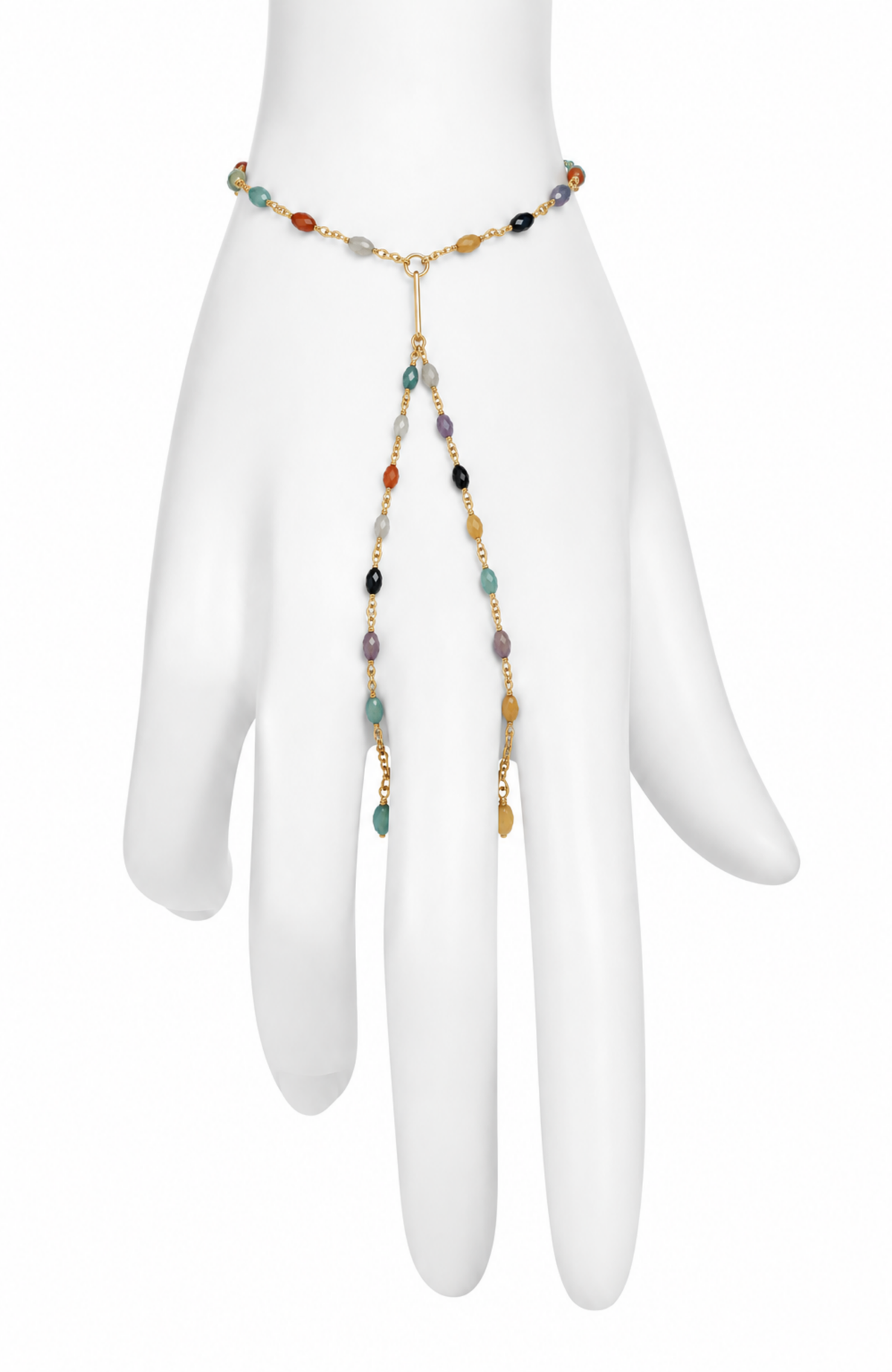 Mystiko Multi-Stone Hand Chain