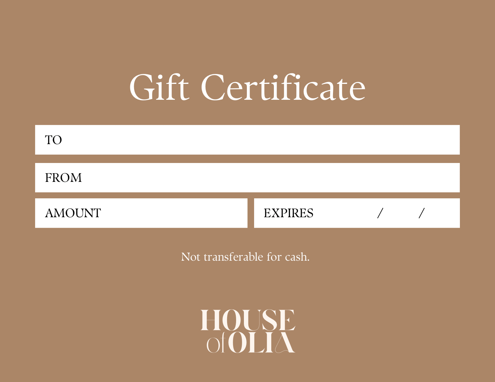 House of Olia Gift Card