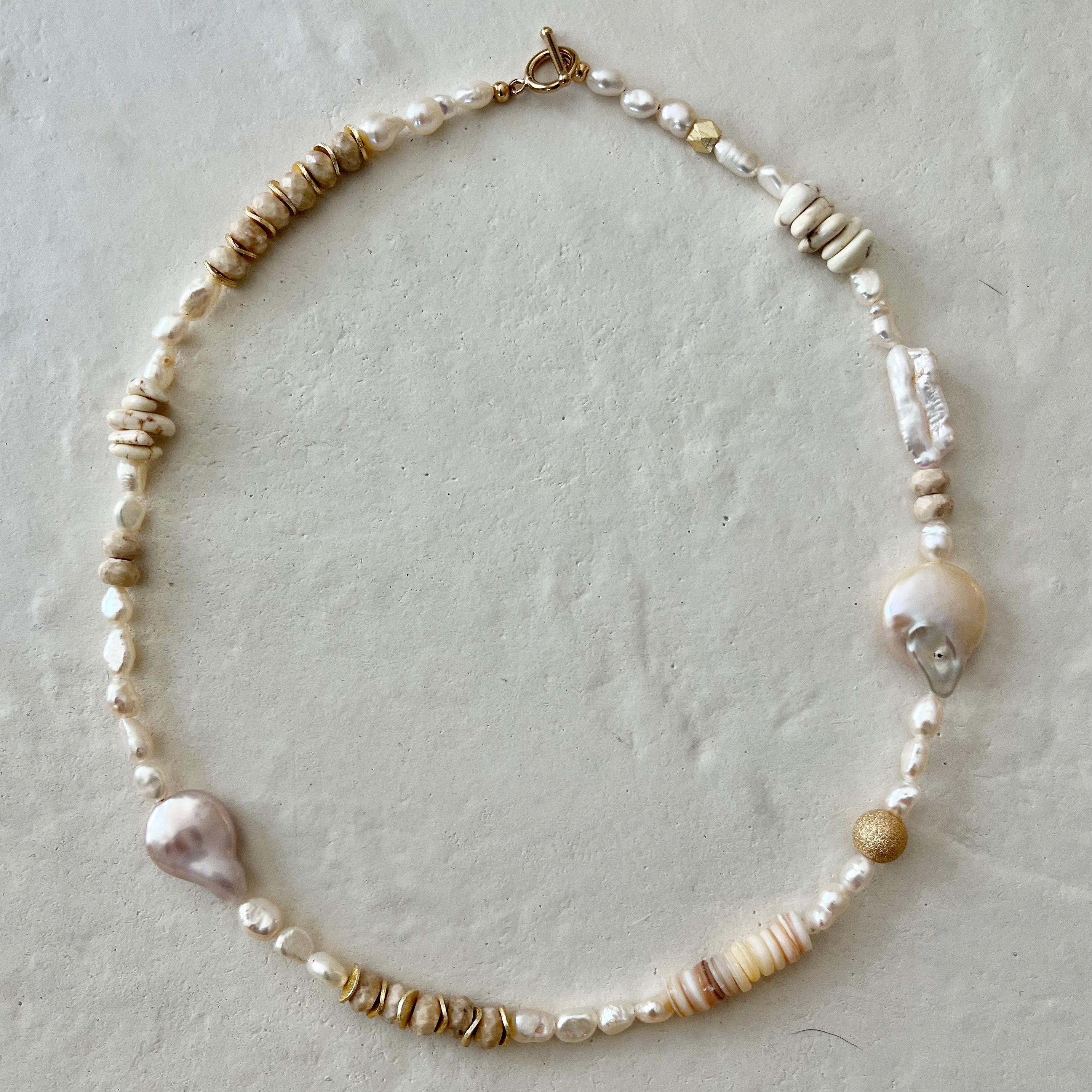 Kali Pearl Coral Necklace