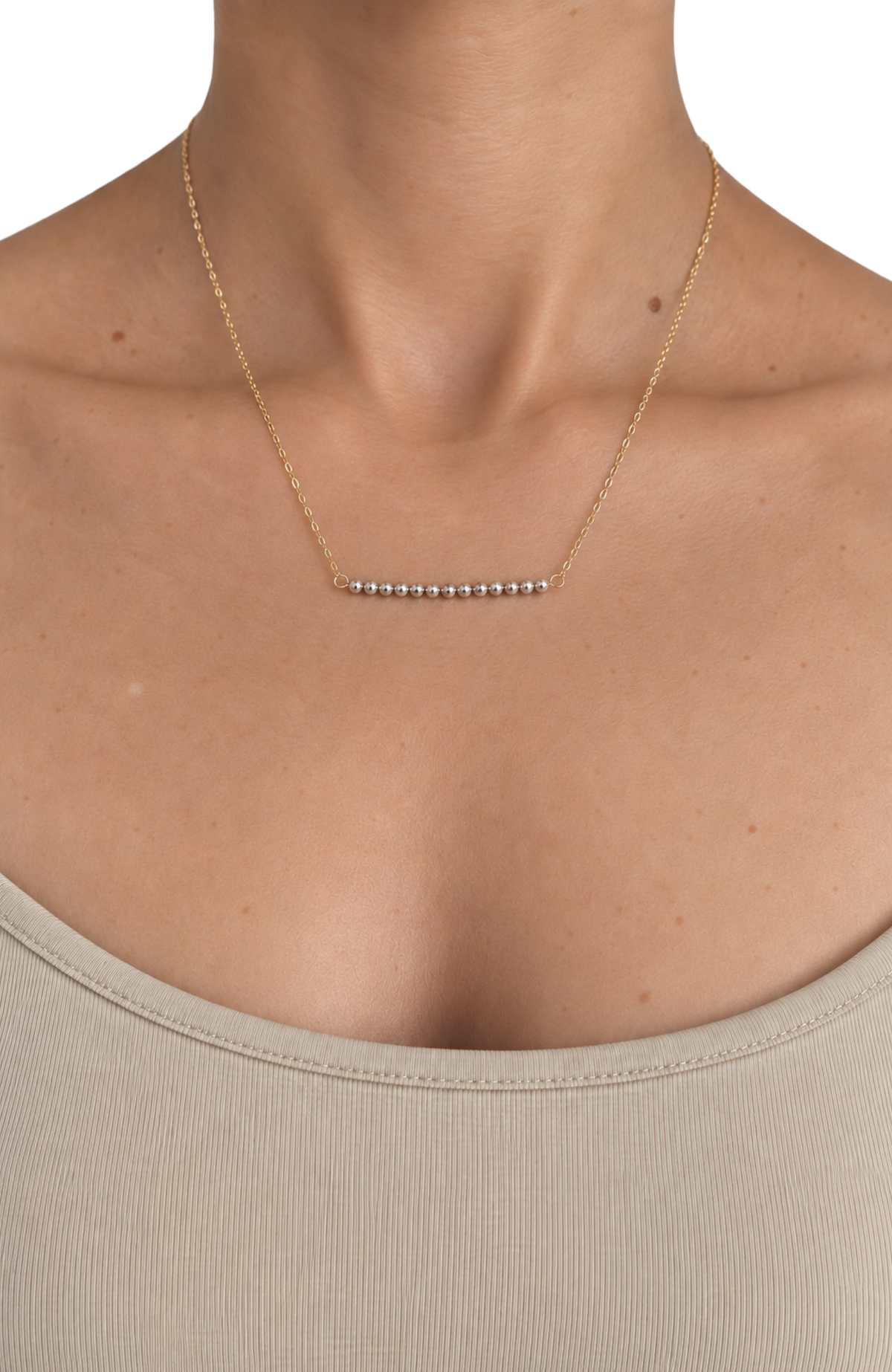 NEW NEW - Plata Sterling Silver Bar Necklace
