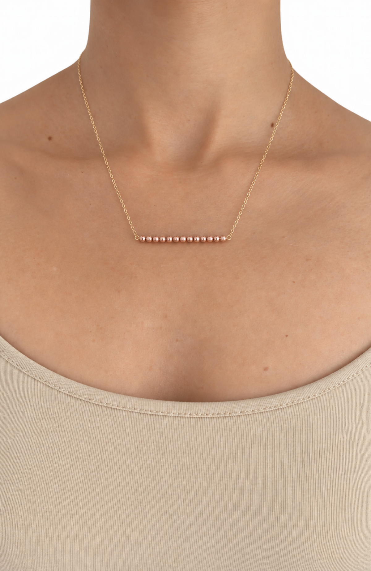 NEW NEW - Mia Rose Gold Bar Necklace