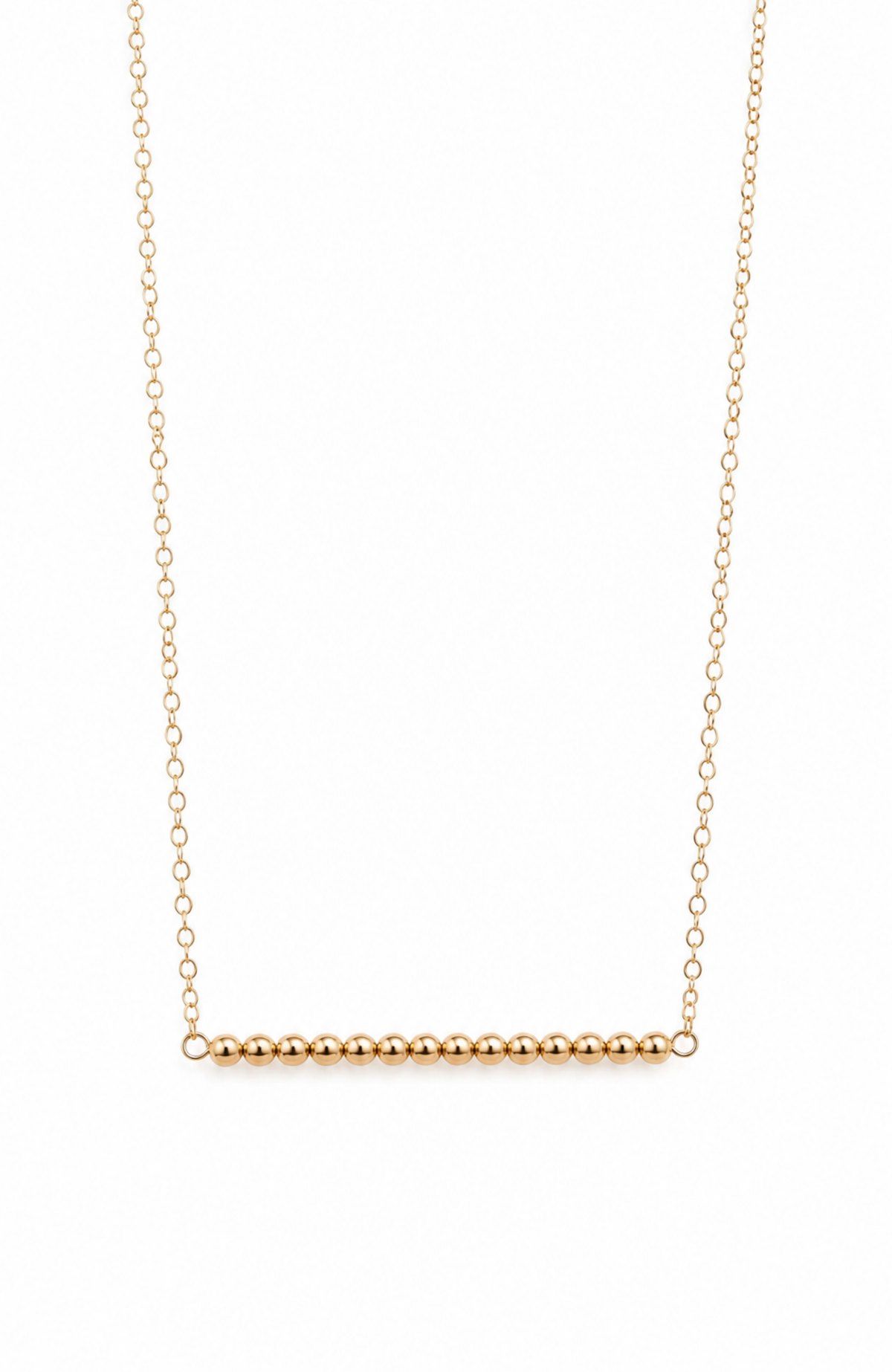 NEW NEW - Aura Yellow Gold Bar Necklace