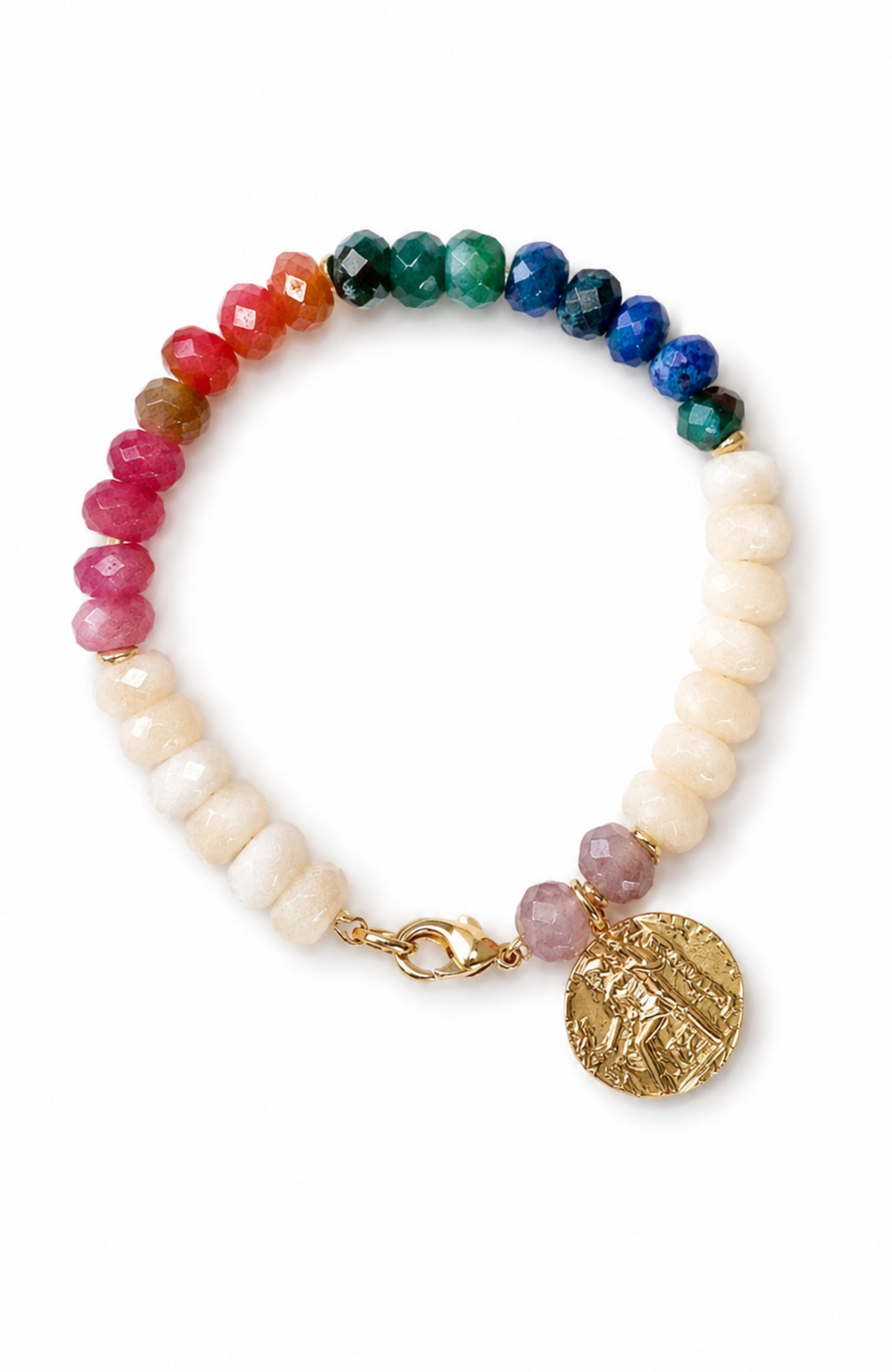 Azura Multi-Color Enhanced Jade Bracelet