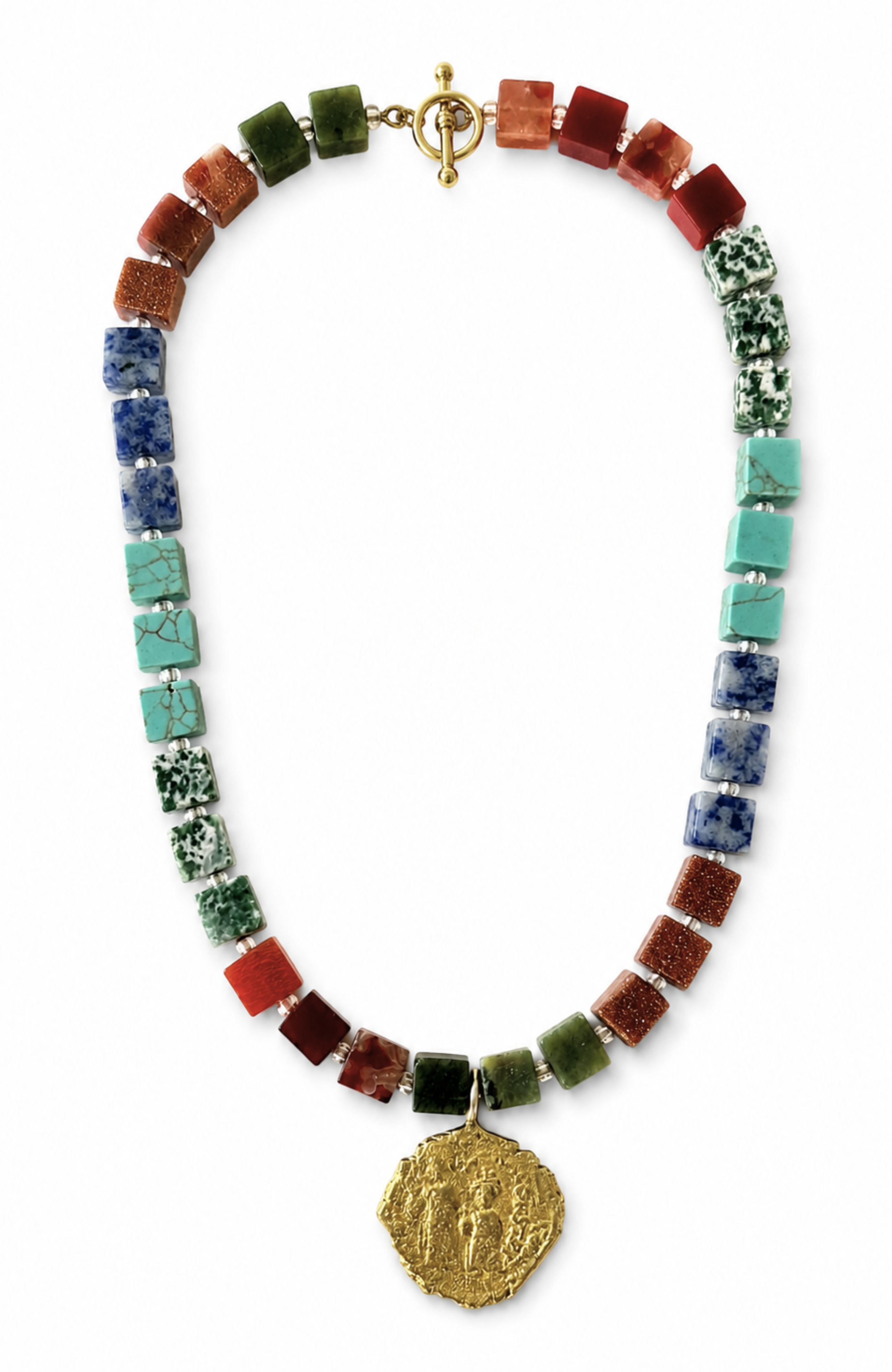 Riviera Multi-Color Gemstone Necklace