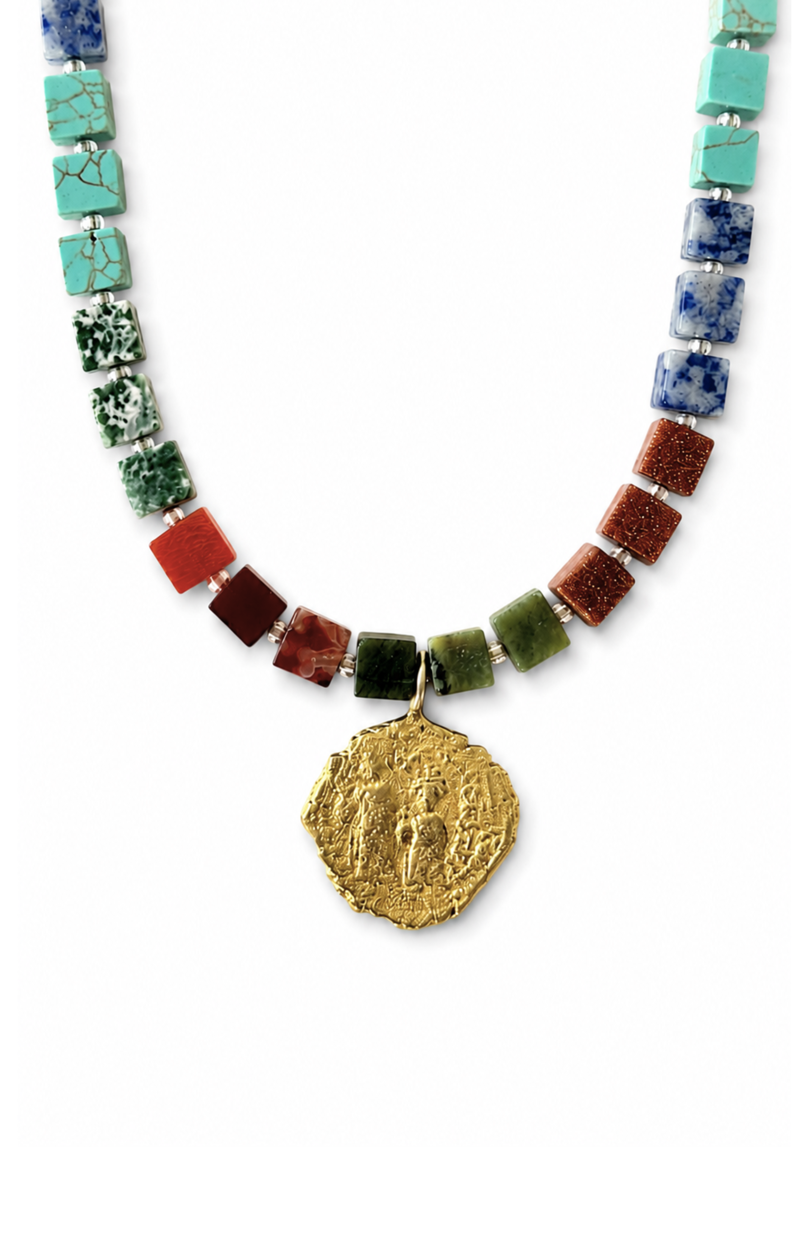 Riviera Multi-Color Gemstone Necklace