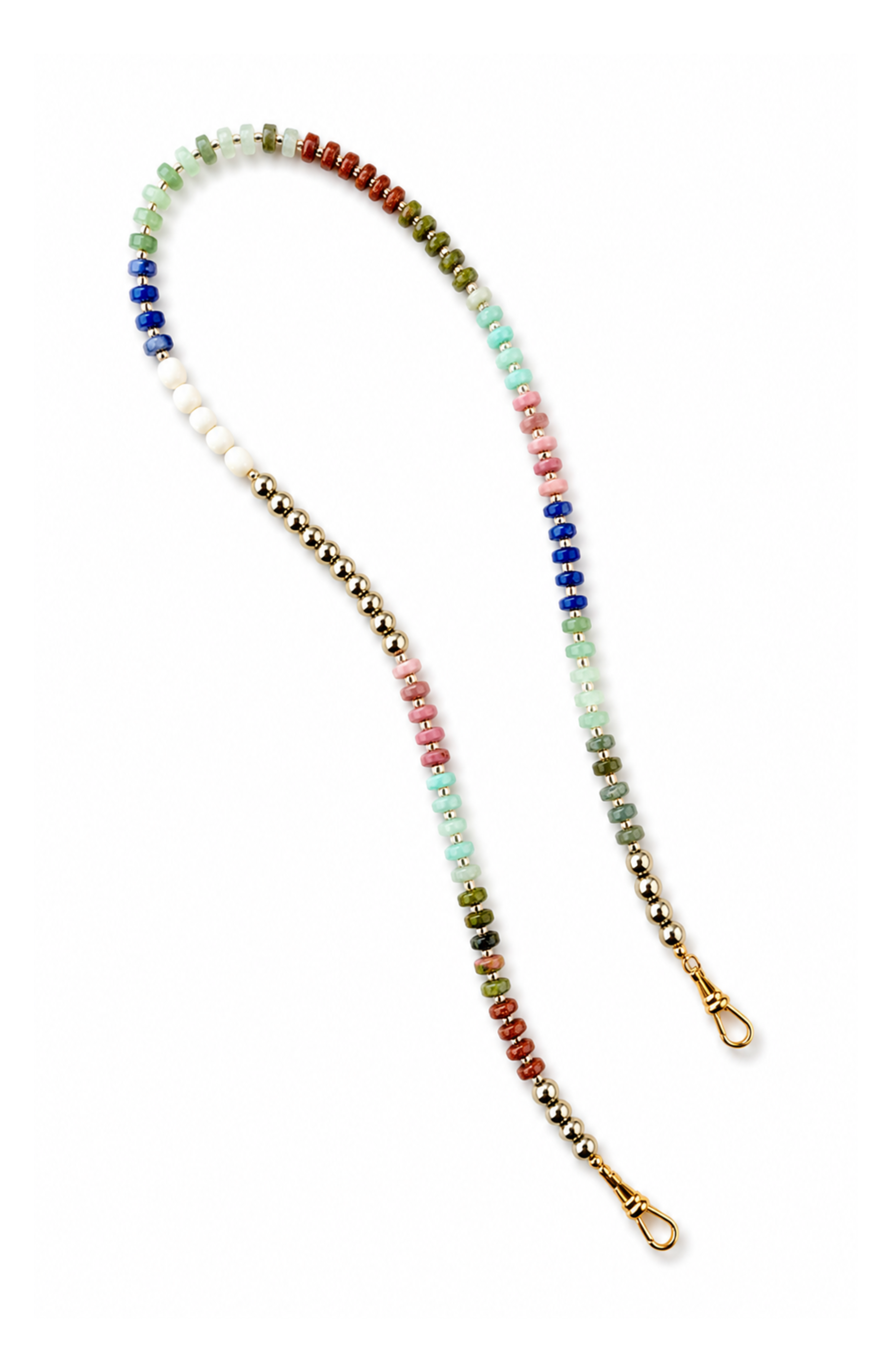 Nora Multi-Color Gemstone Pant Chain