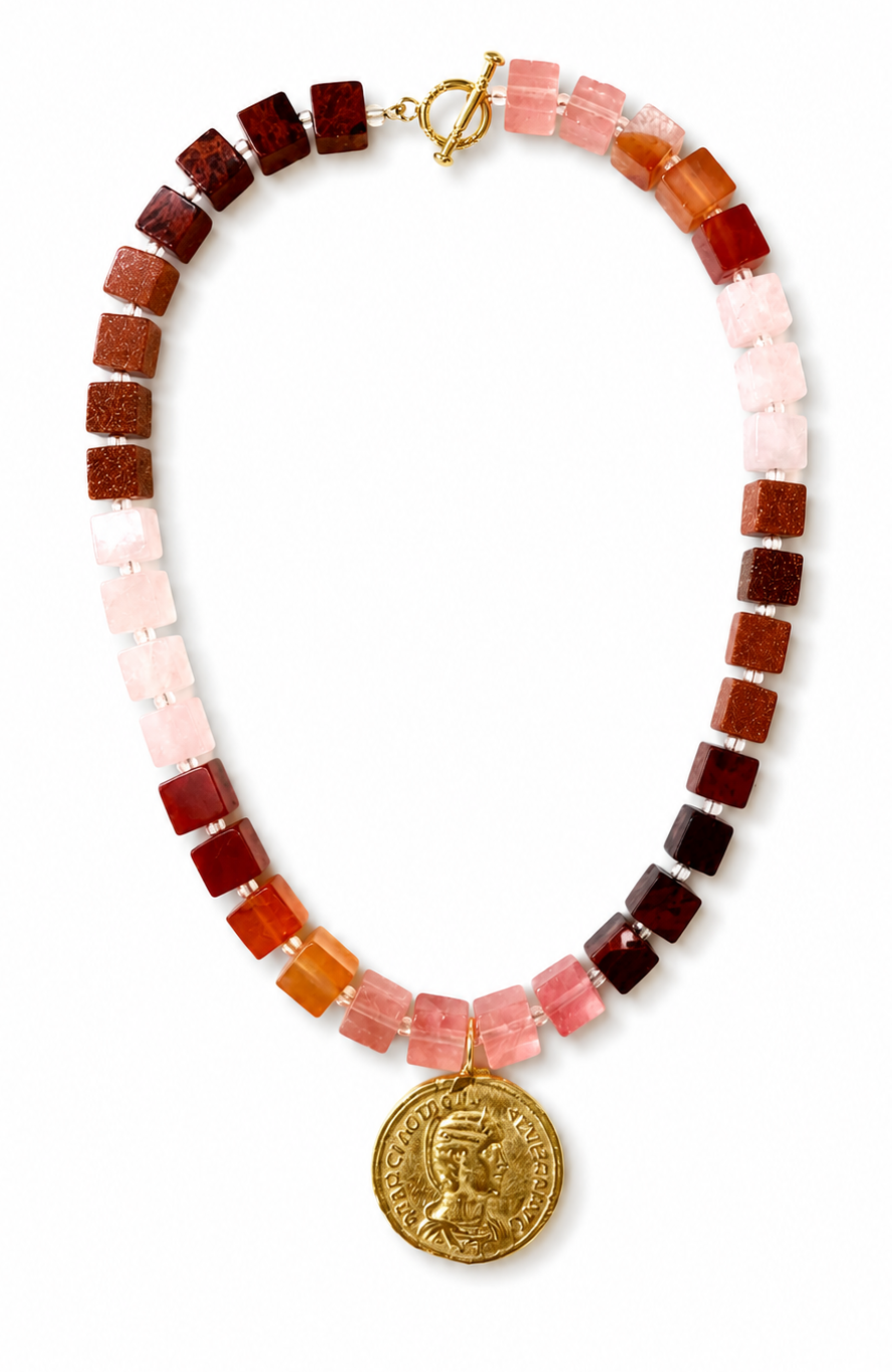Rubina Multi-Color Gemstone Necklace