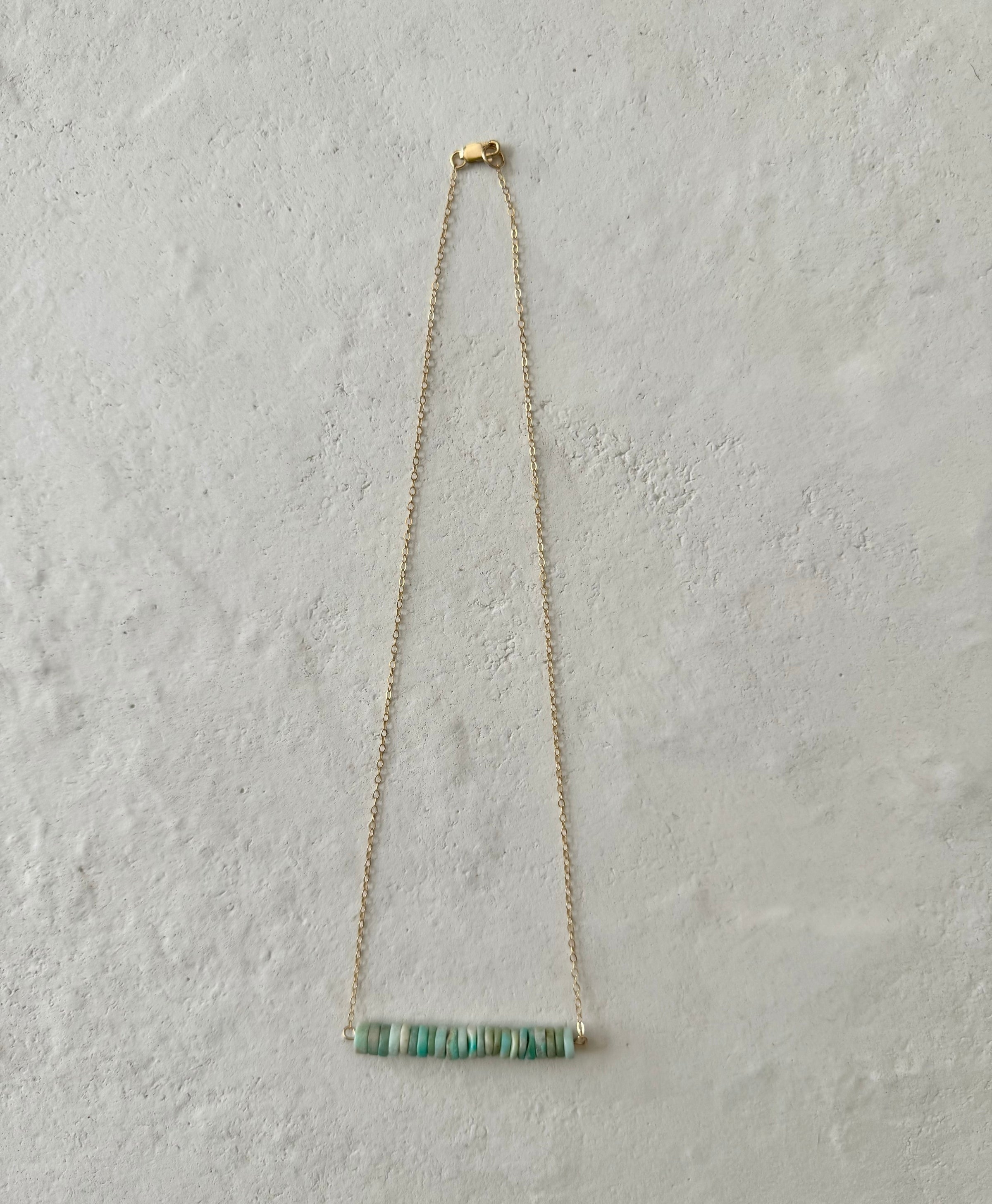 Trezzo Turquoise Tranquility Bar Necklace