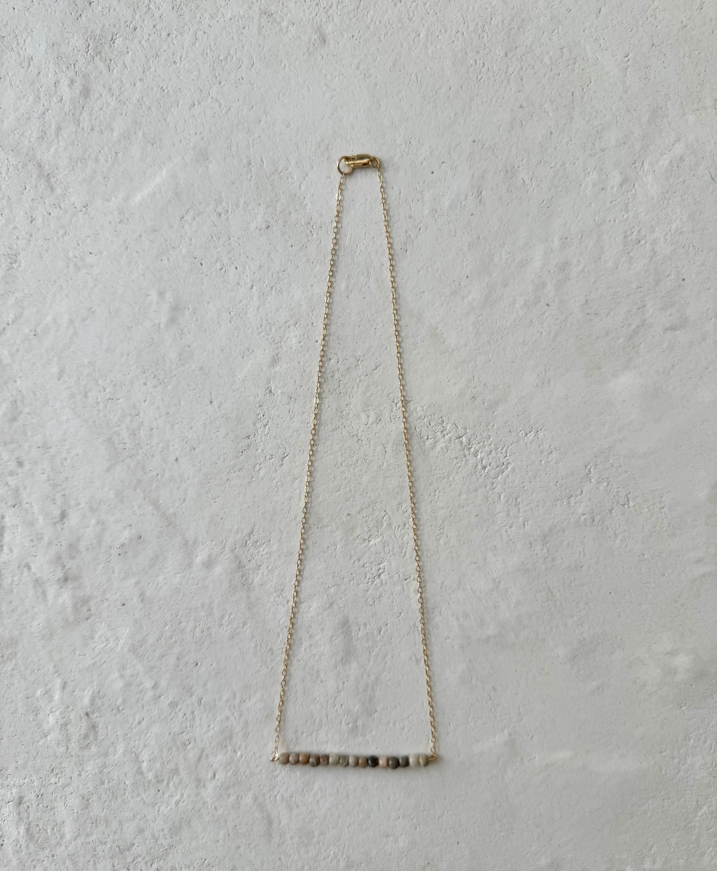 Kori Sponge Coral Bar Necklace