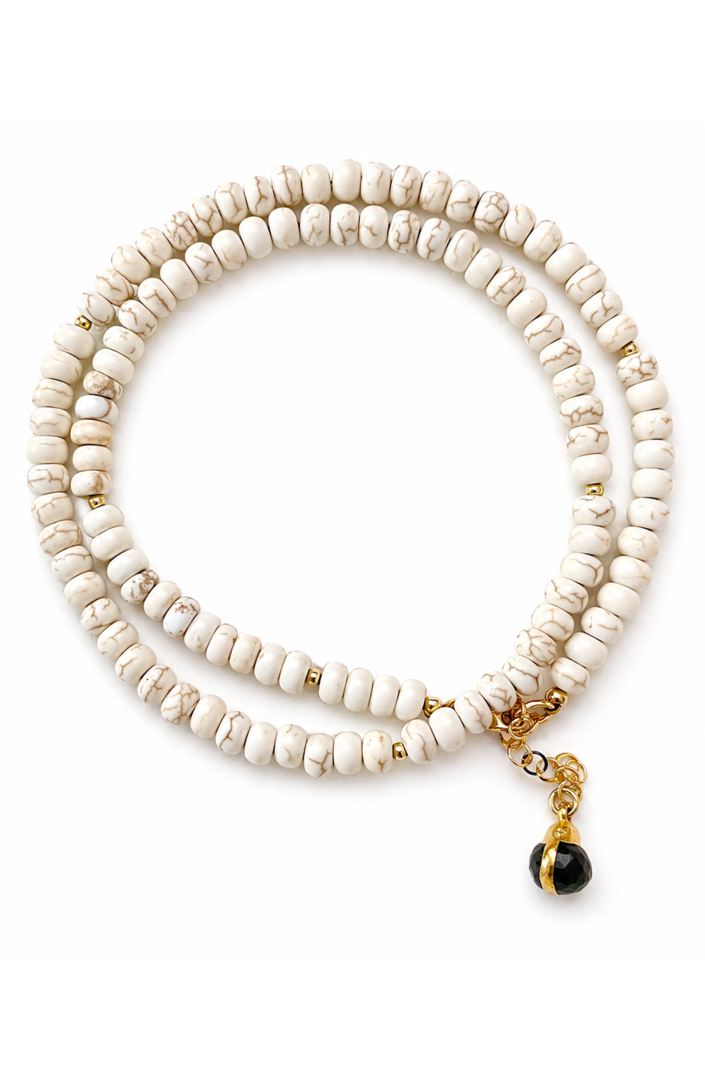 Cleo White Turquoise Anklet