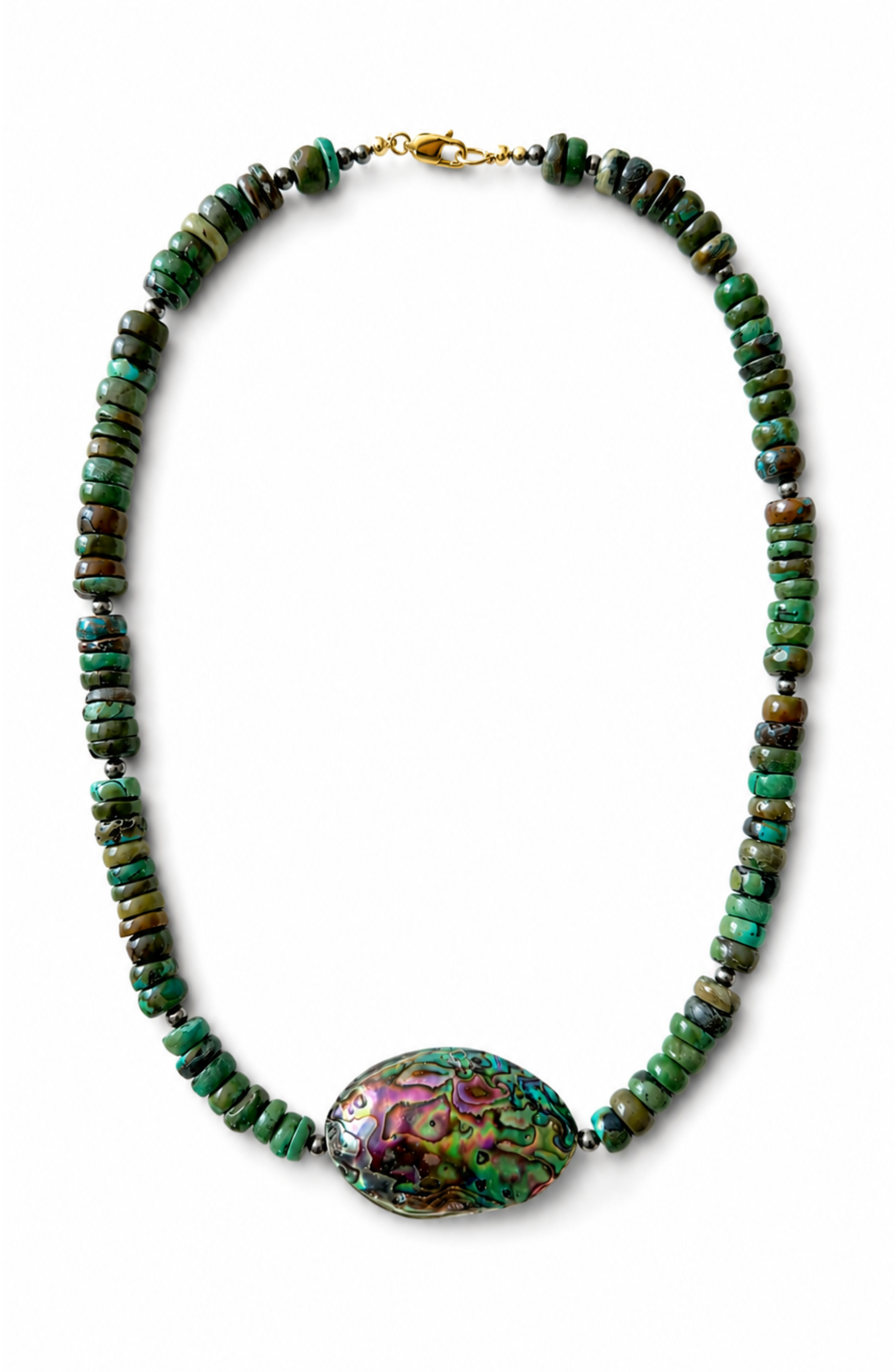 Marina Abalone Pendant Necklace