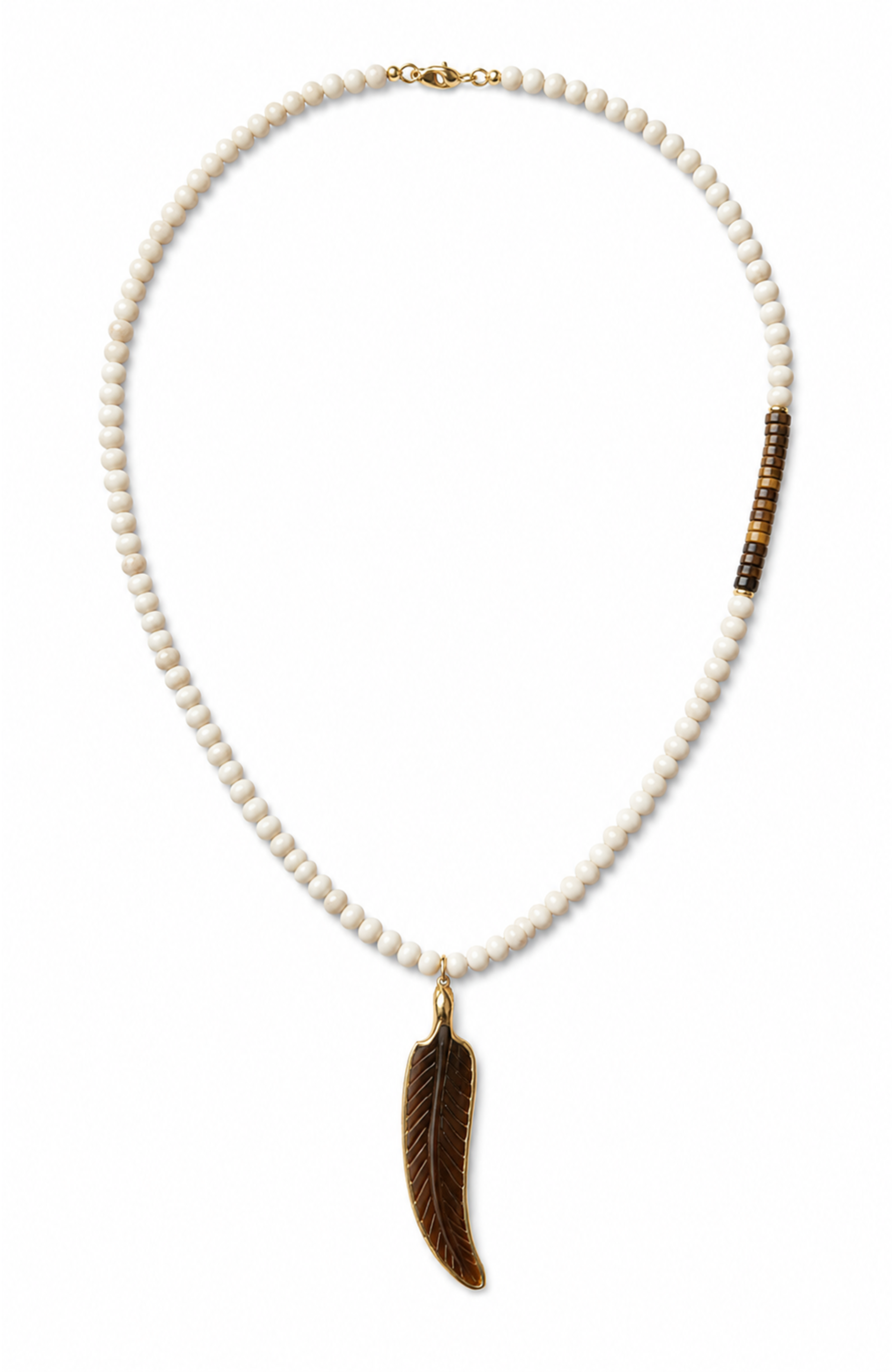 Indira White Turquoise Necklace