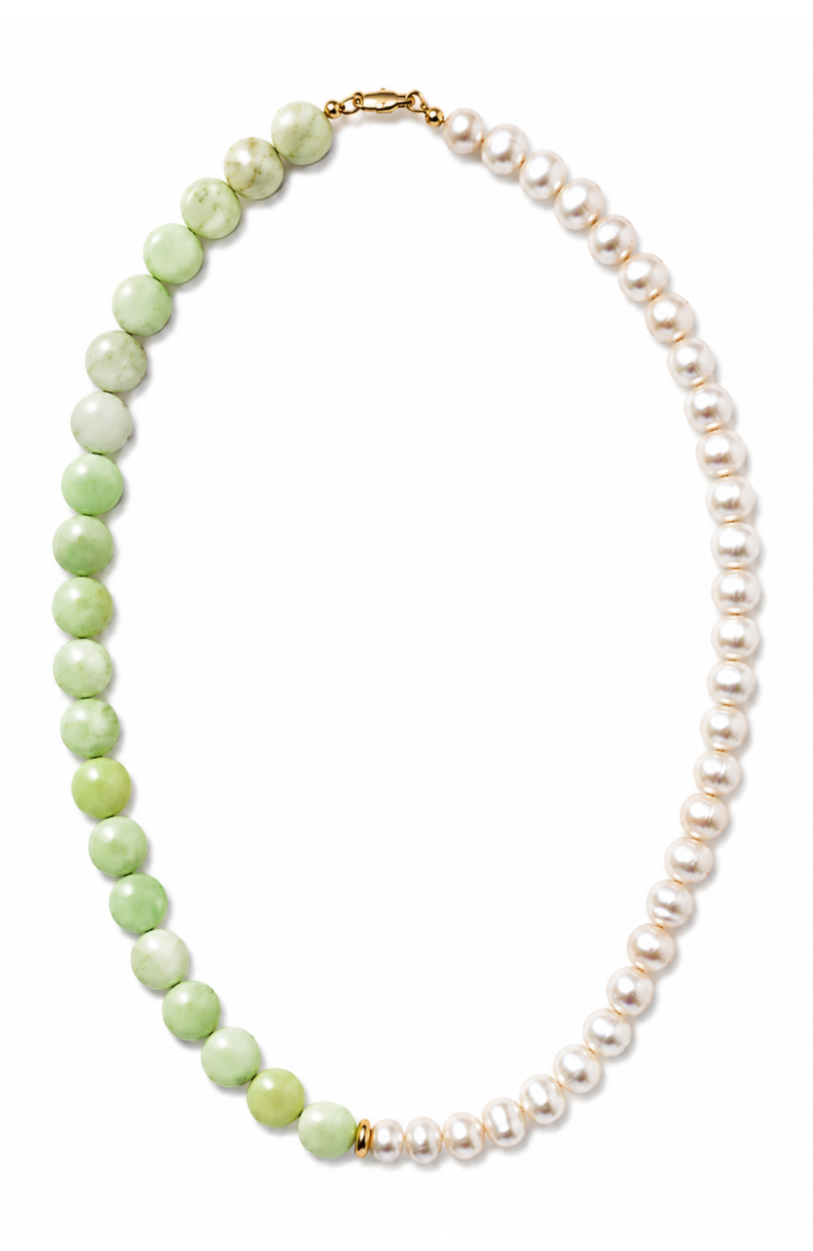 Crysto Pearl Lemon Chrysoprase Necklace