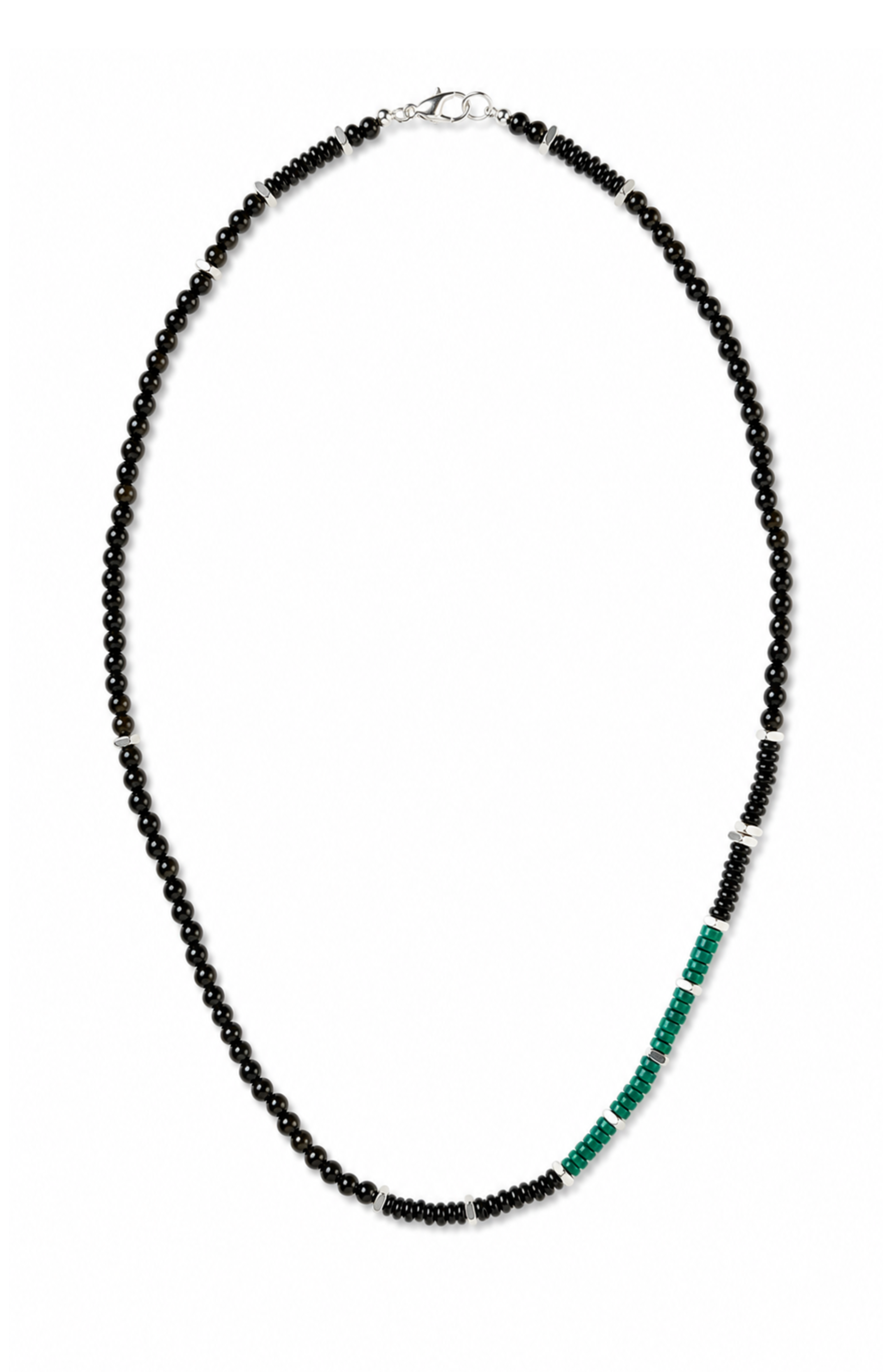 Dario Black Onyx Turquoise Necklace