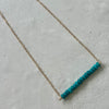 Turquoi Strength Bar Necklace