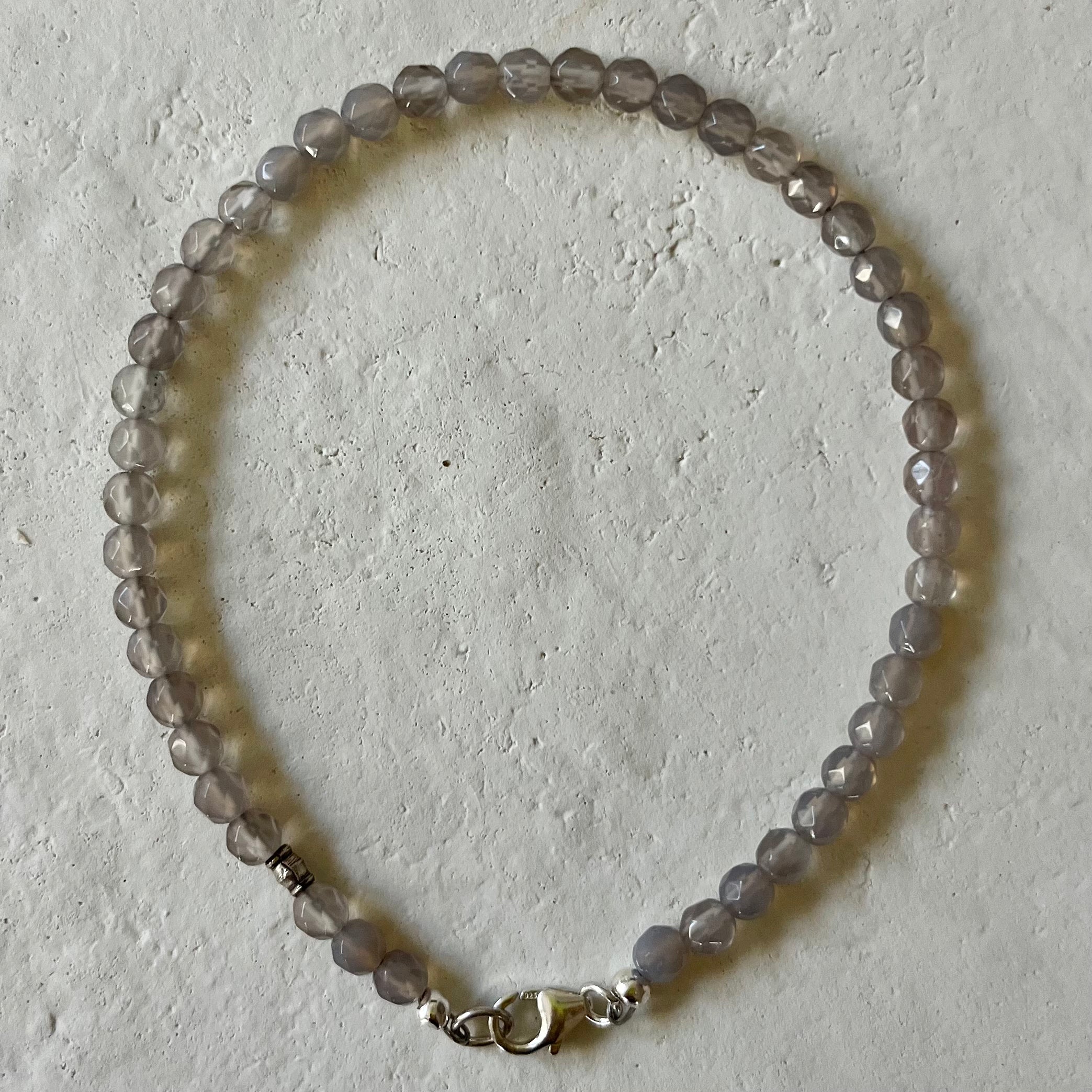 Tego Grey Agate Bracelet