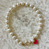 Pinky Heart Charm Valentine's Bracelet