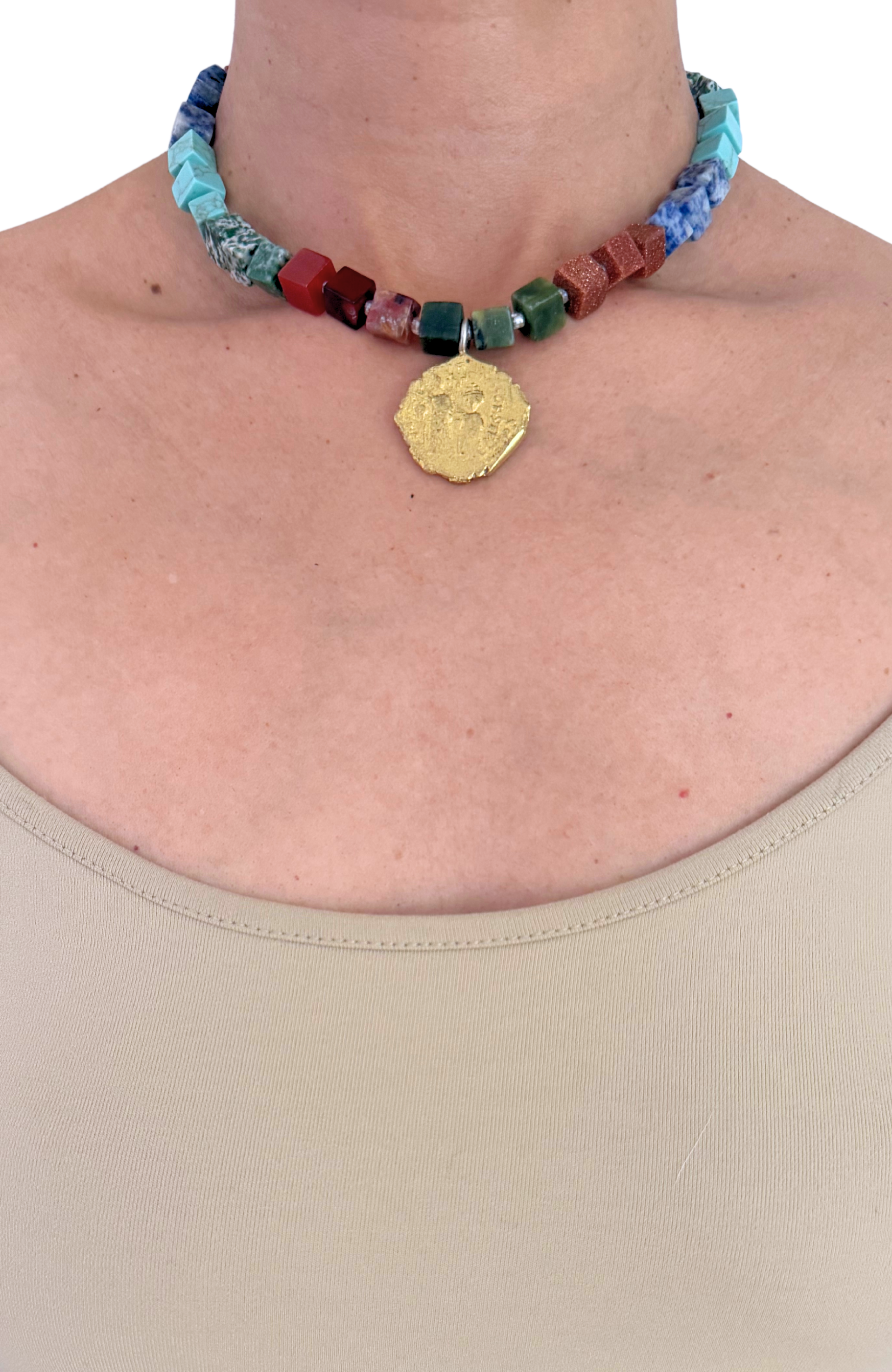 Riviera Multi-Color Gemstone Necklace