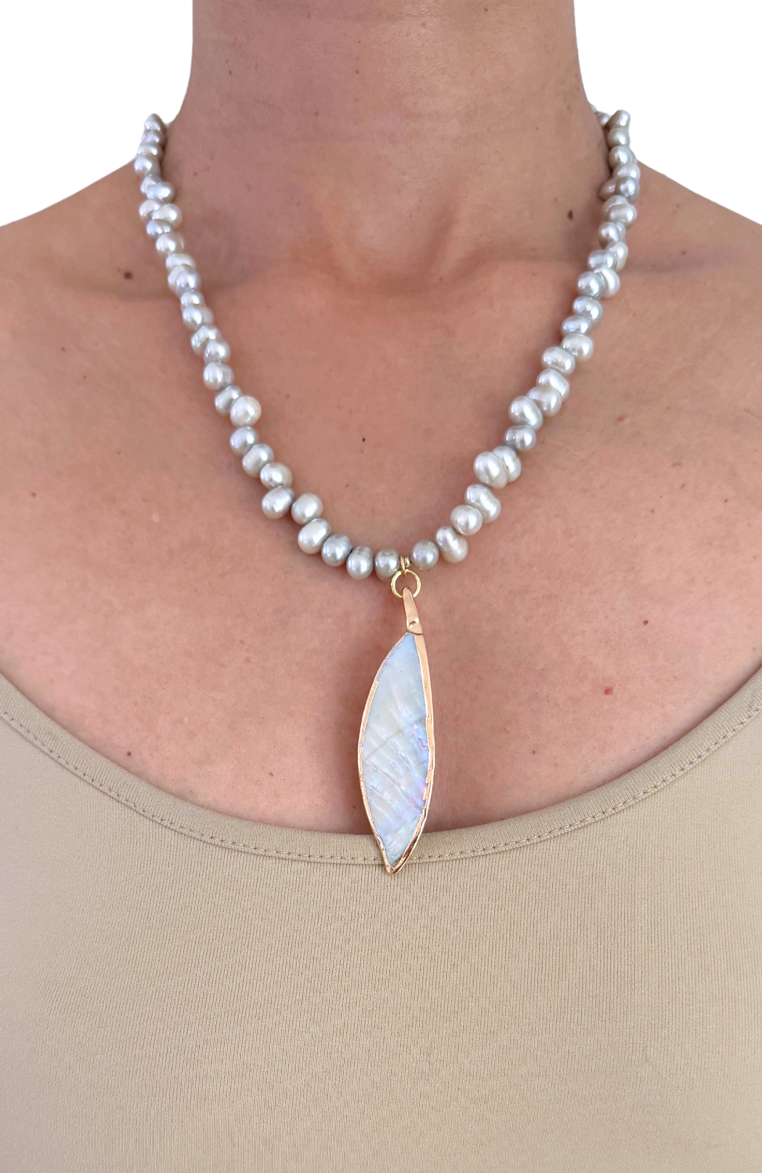 Lunaire Pearl Necklace