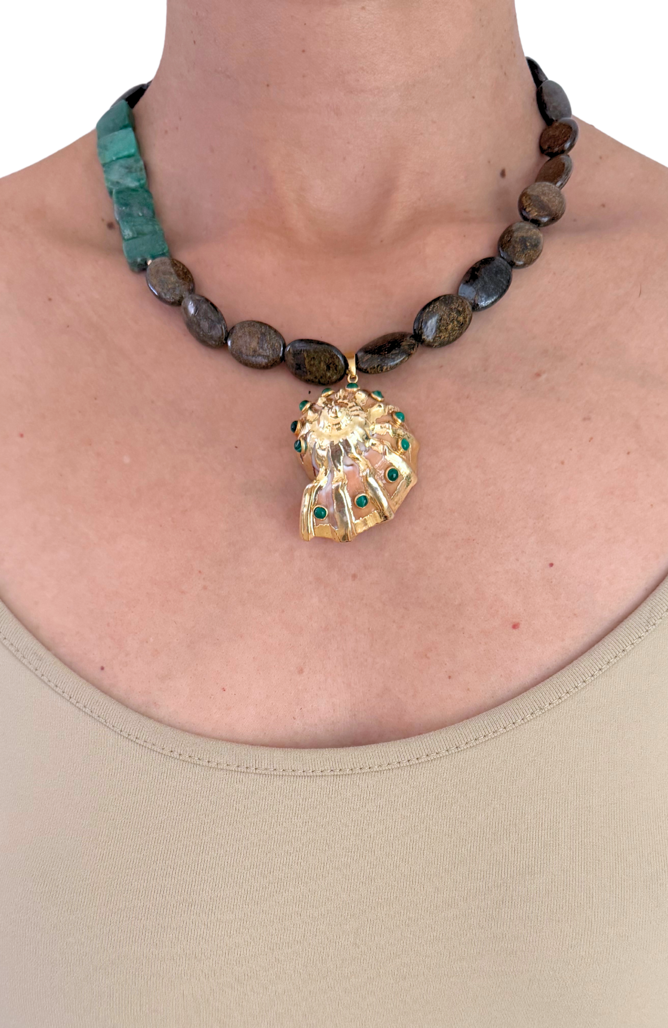 Athena Bronzite Necklace