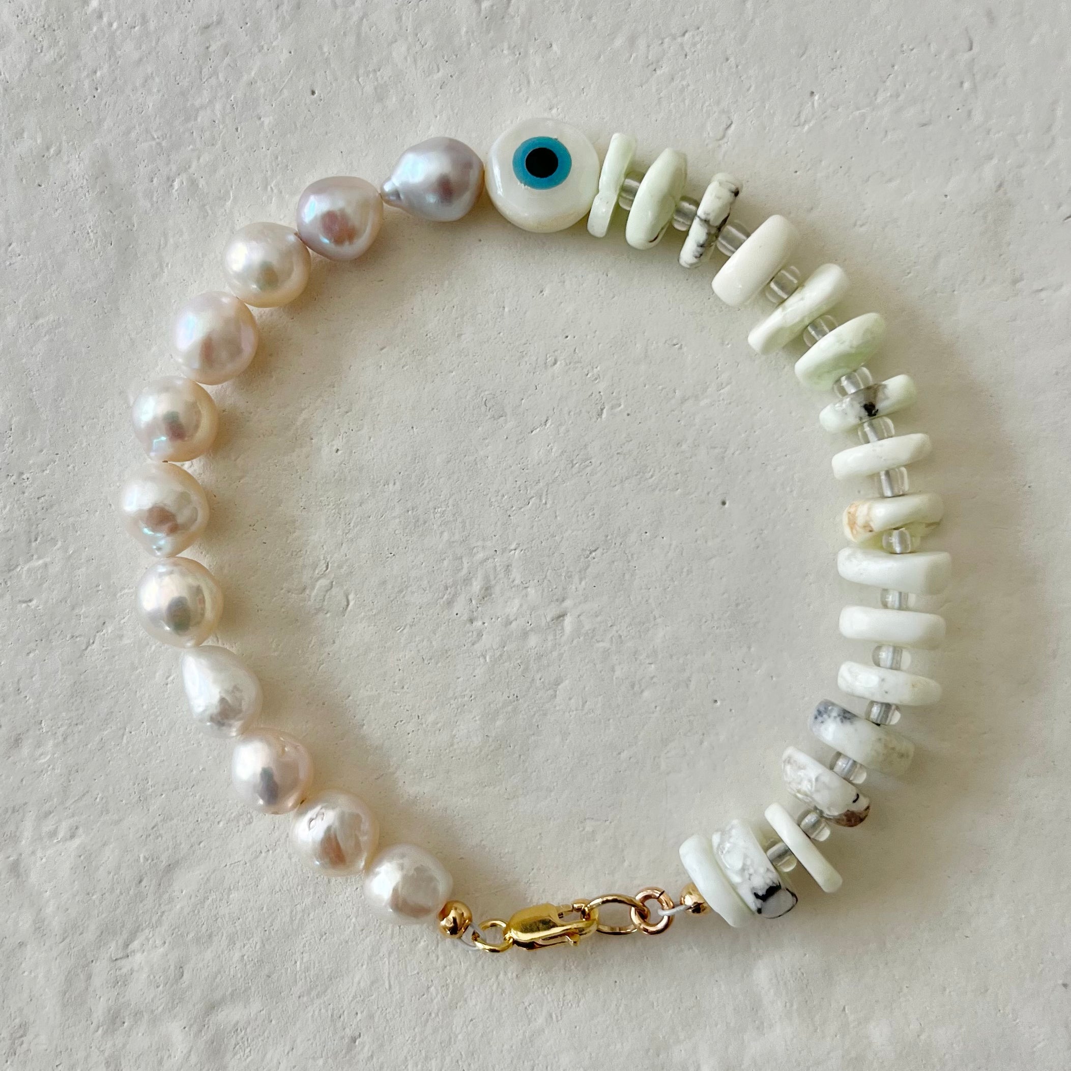 Tusa Pearl Coral Bracelet