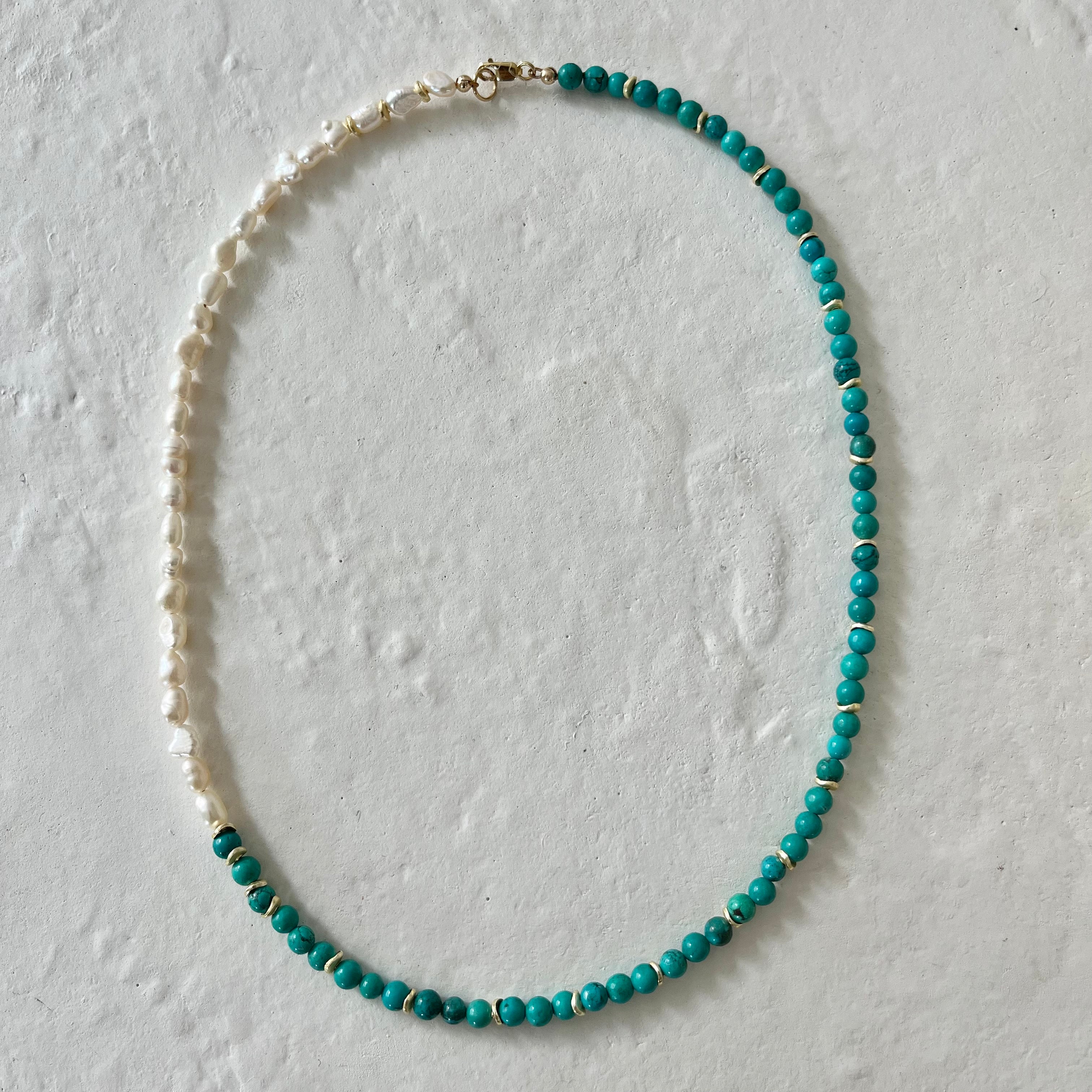 Danzon Pearl Turquoise Necklace