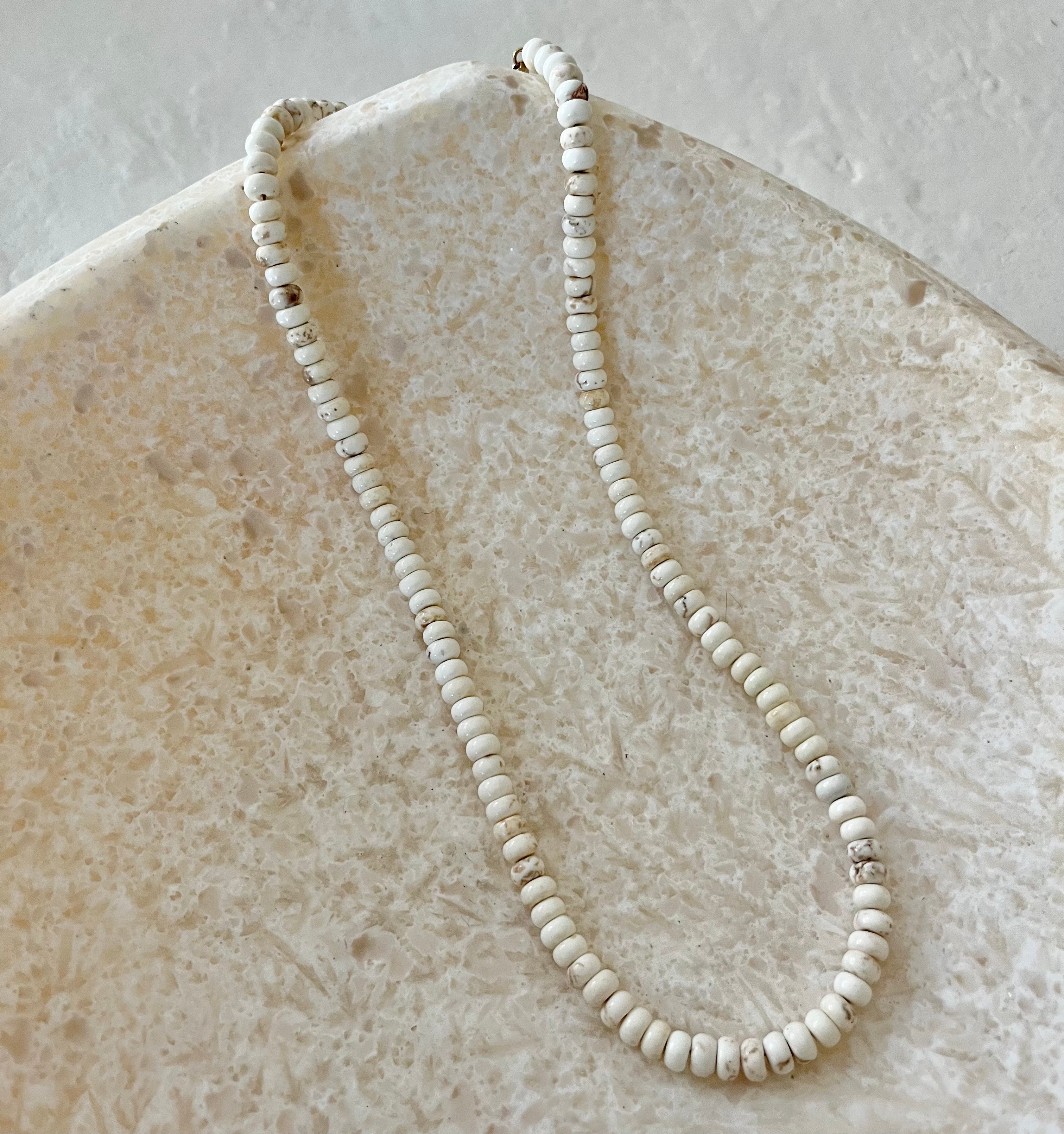 Cleo White Turquoise Anklet